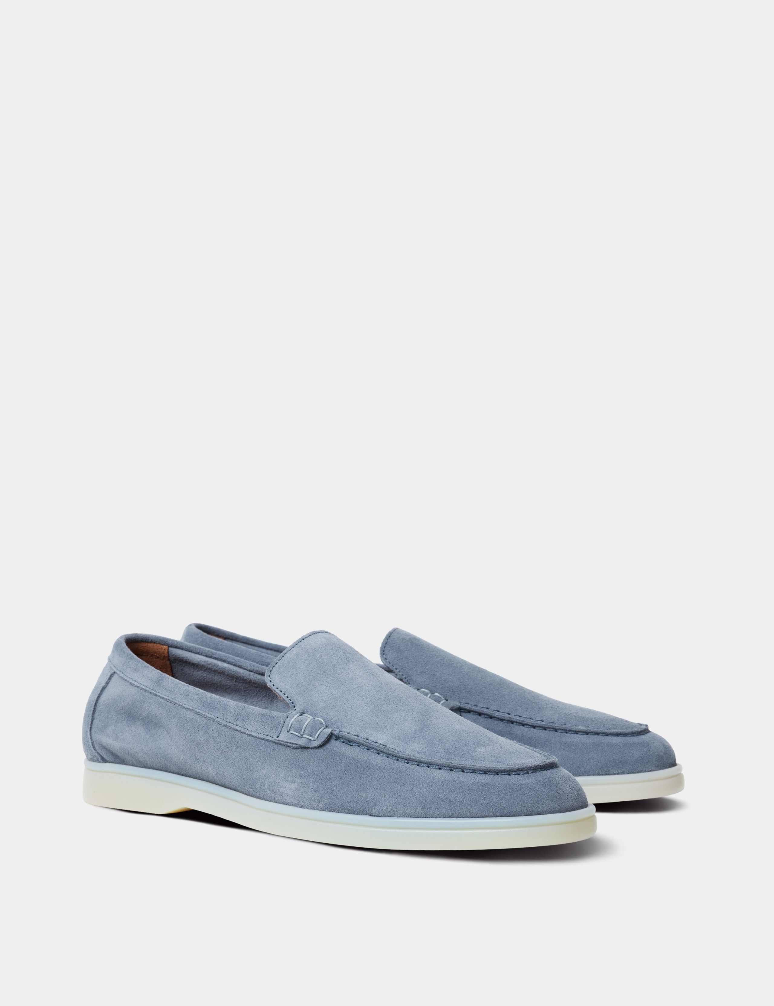 Suede Loafers