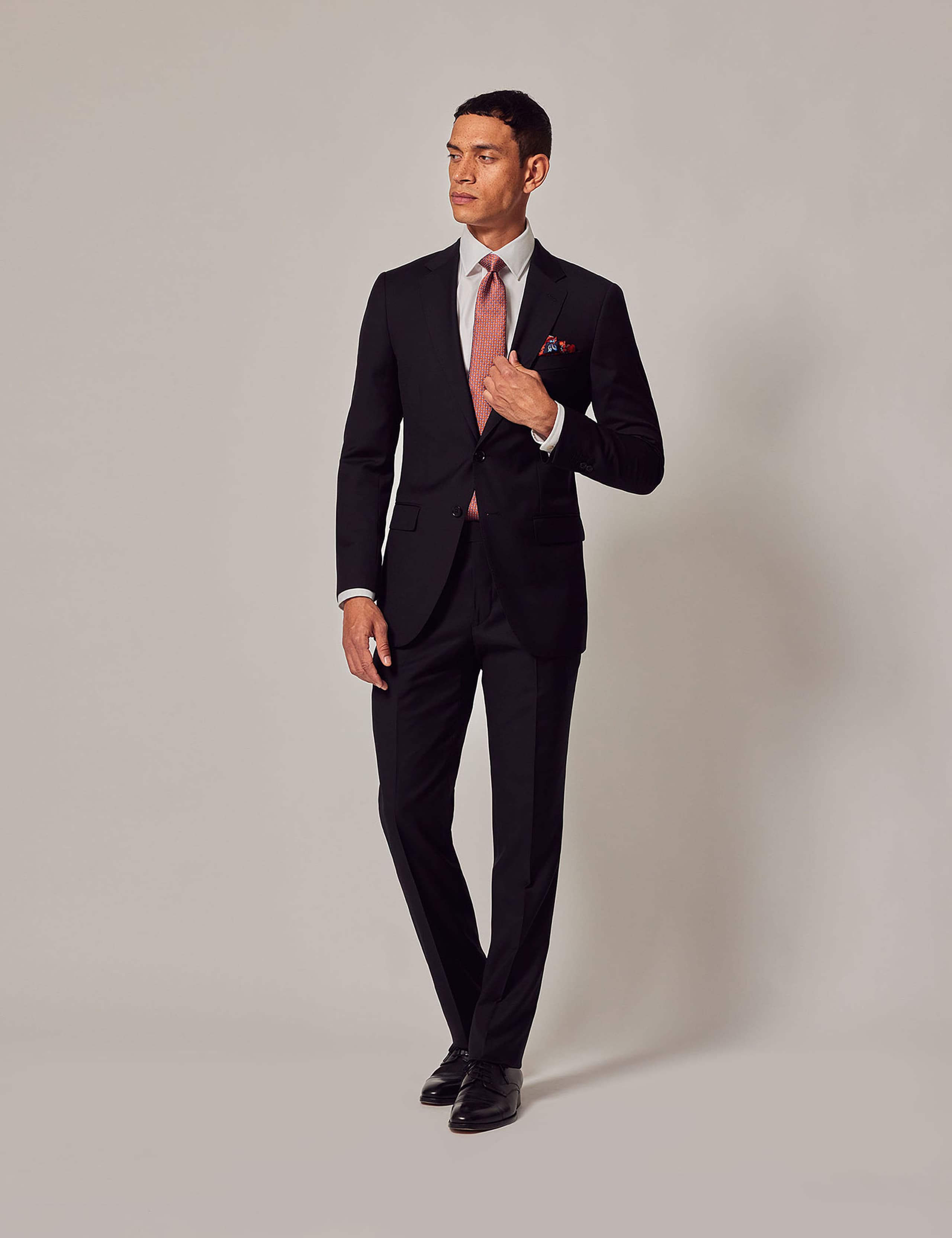 Slim Fit Pure Wool Twill Suit Jacket