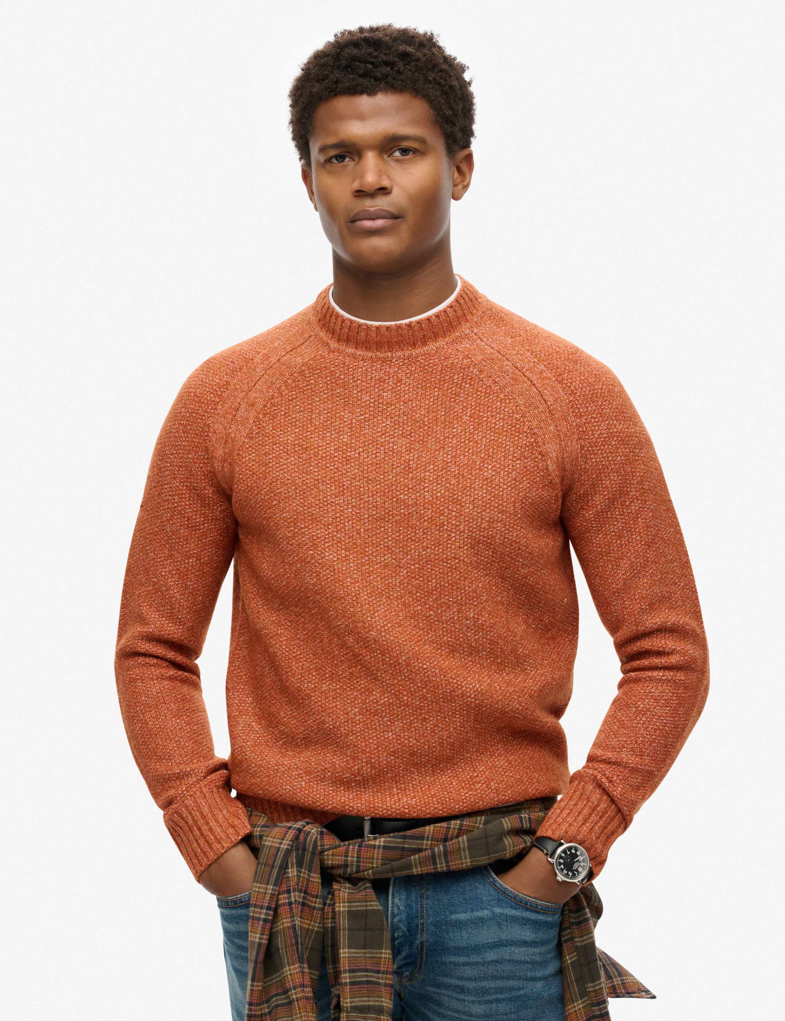 Crew Neck Raglan Jumper