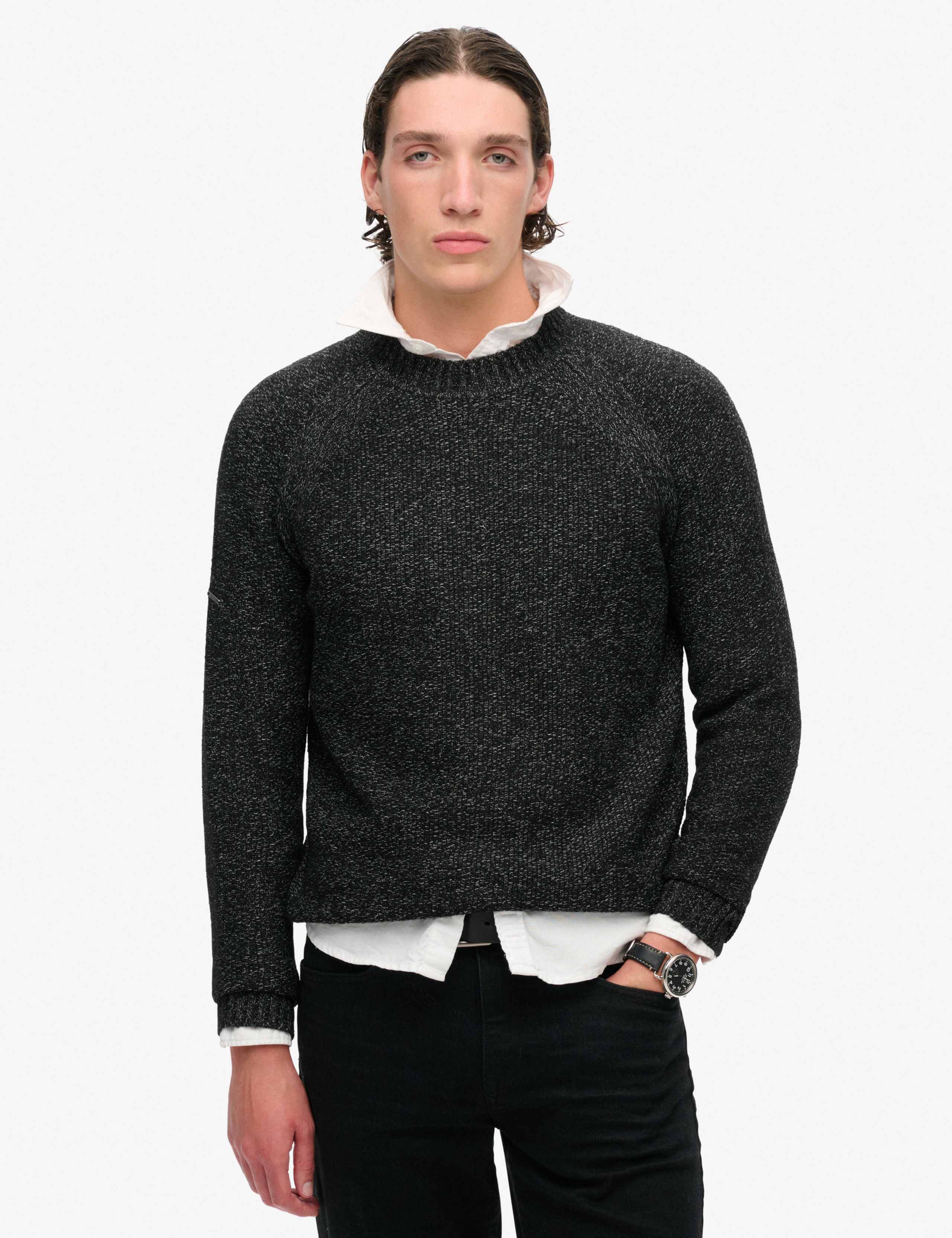 Crew Neck Raglan Jumper