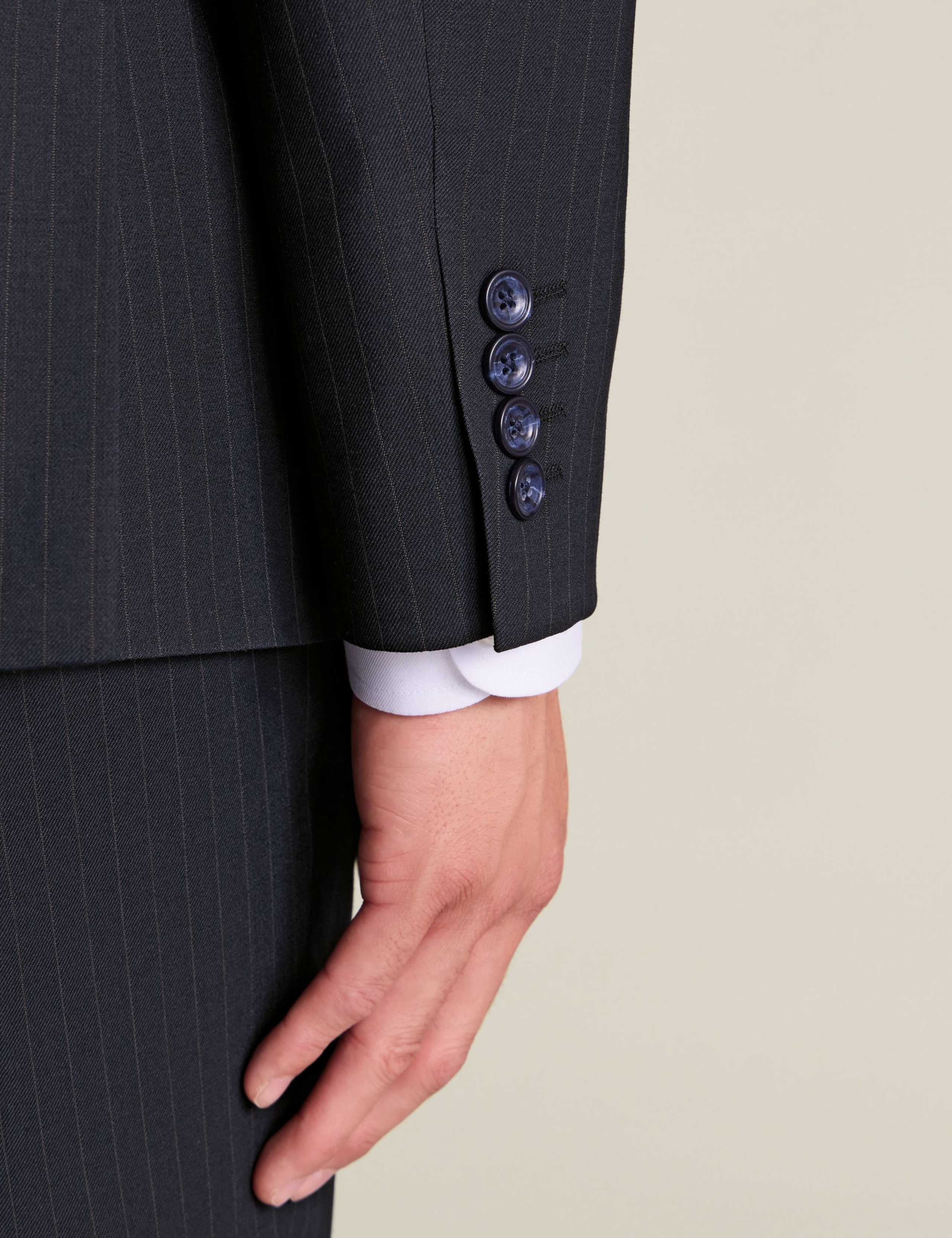 Slim Fit Wool Rich Pinstripe Suit 1 of 4