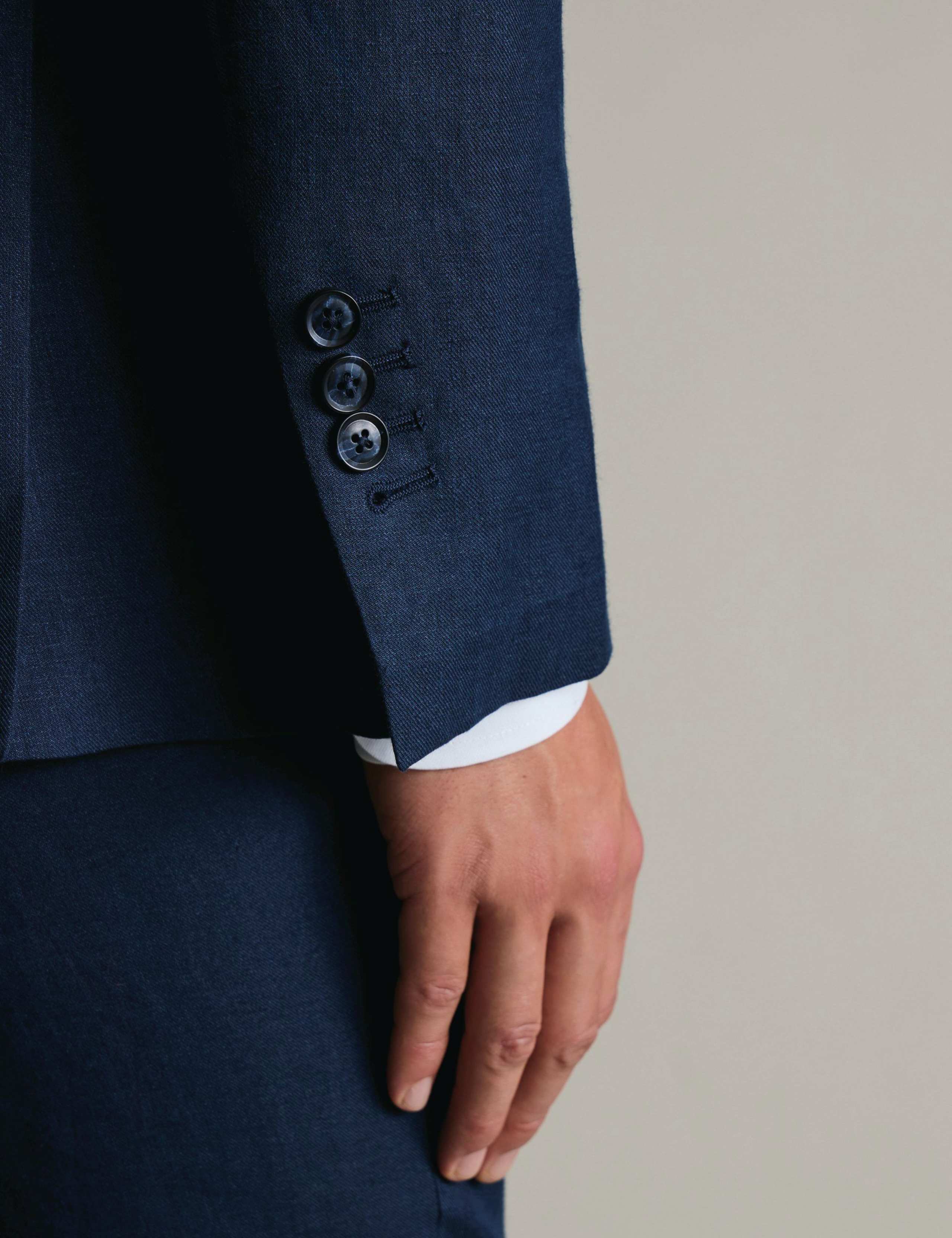 Slim Fit Pure Linen Suit 1 of 4
