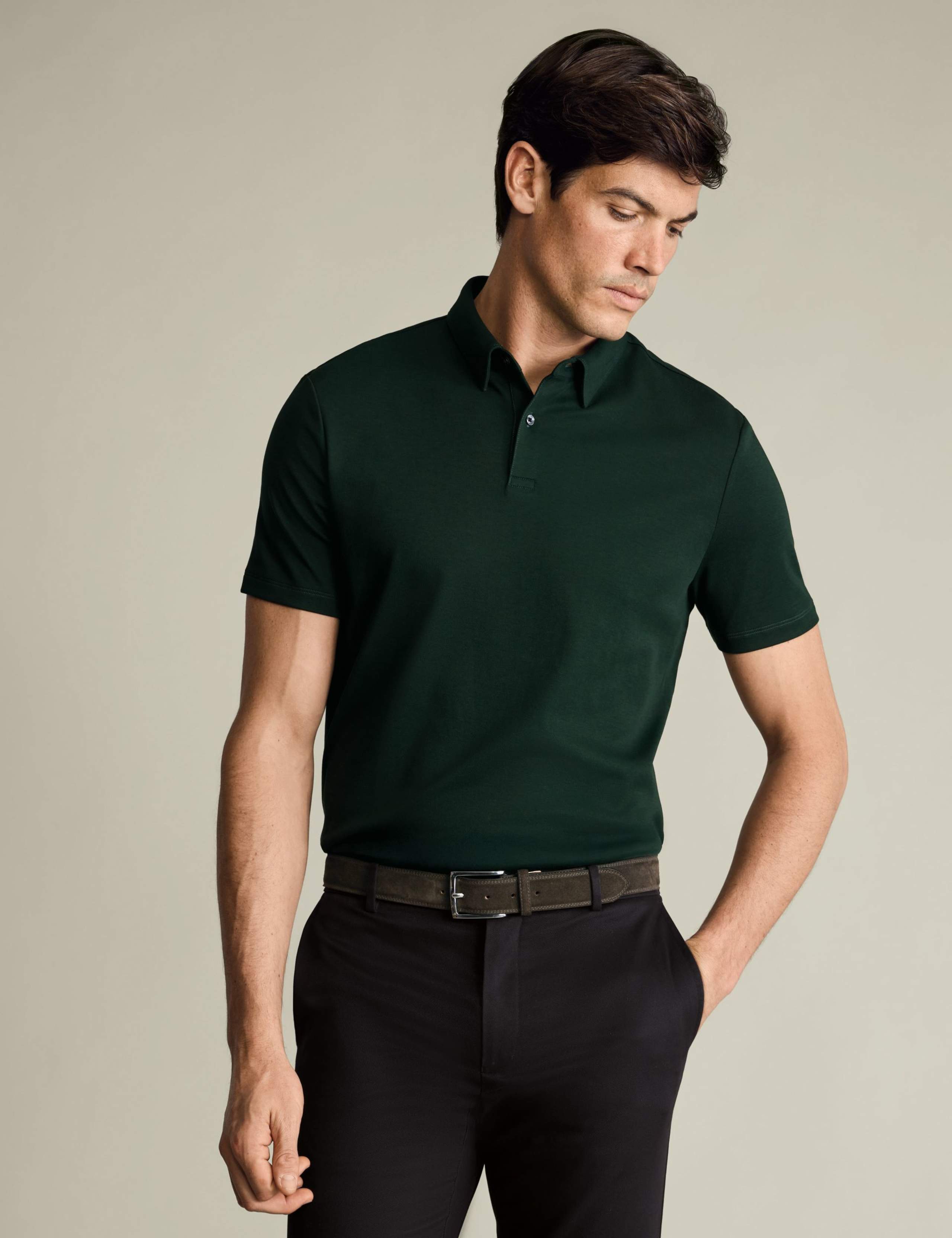 Pure Cotton Polo Shirt