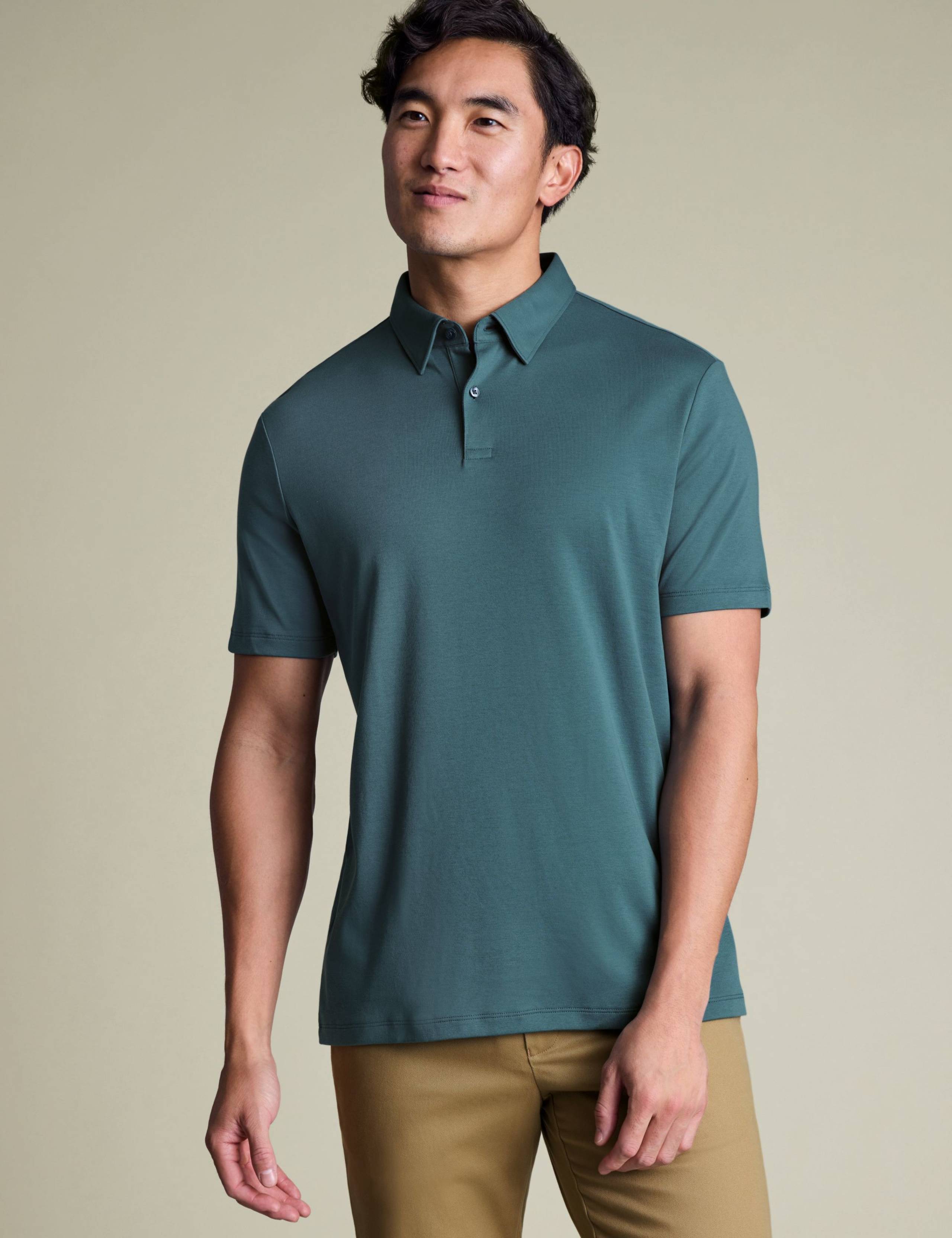 Pure Cotton Polo Shirt