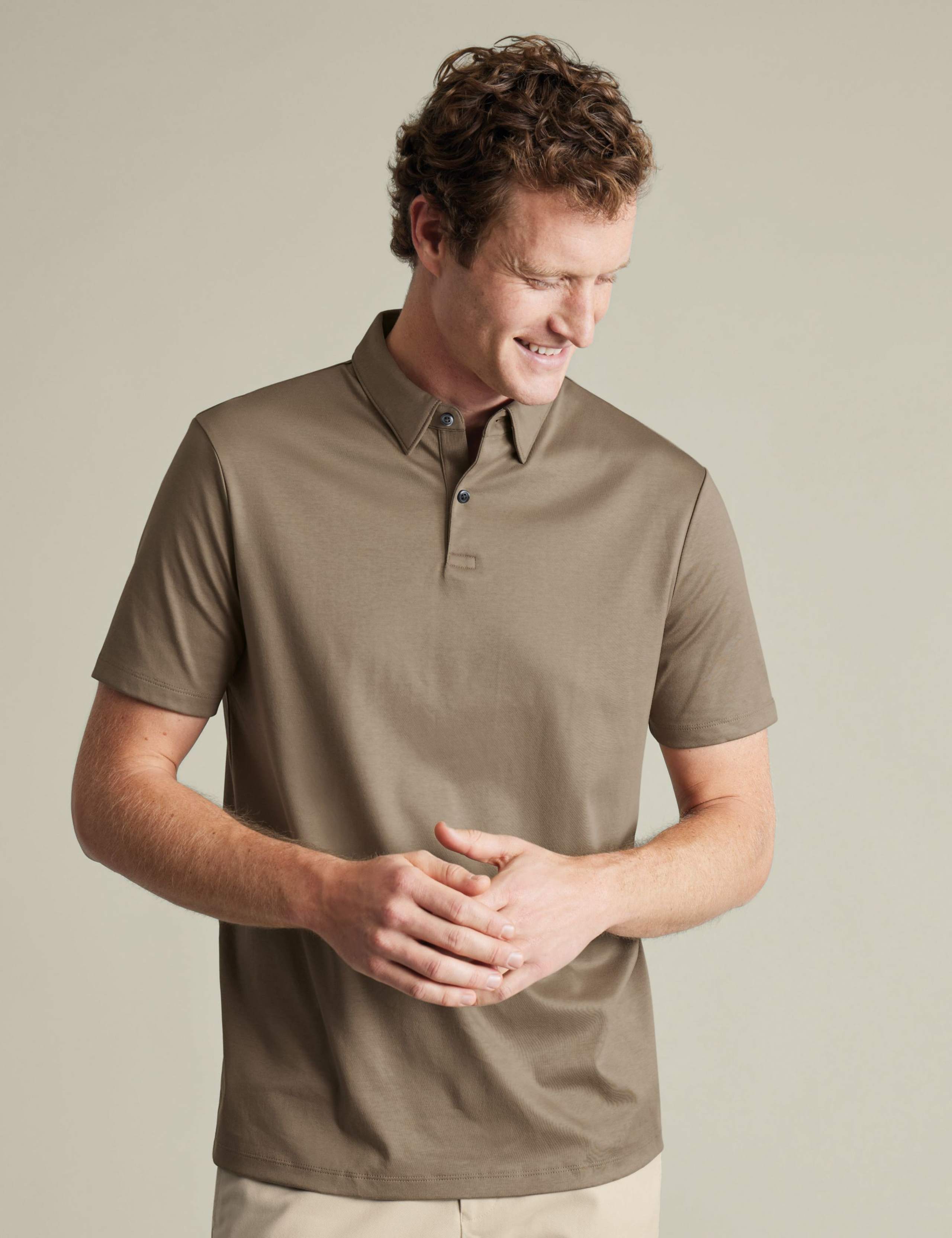 Pure Cotton Jersey Polo Shirt