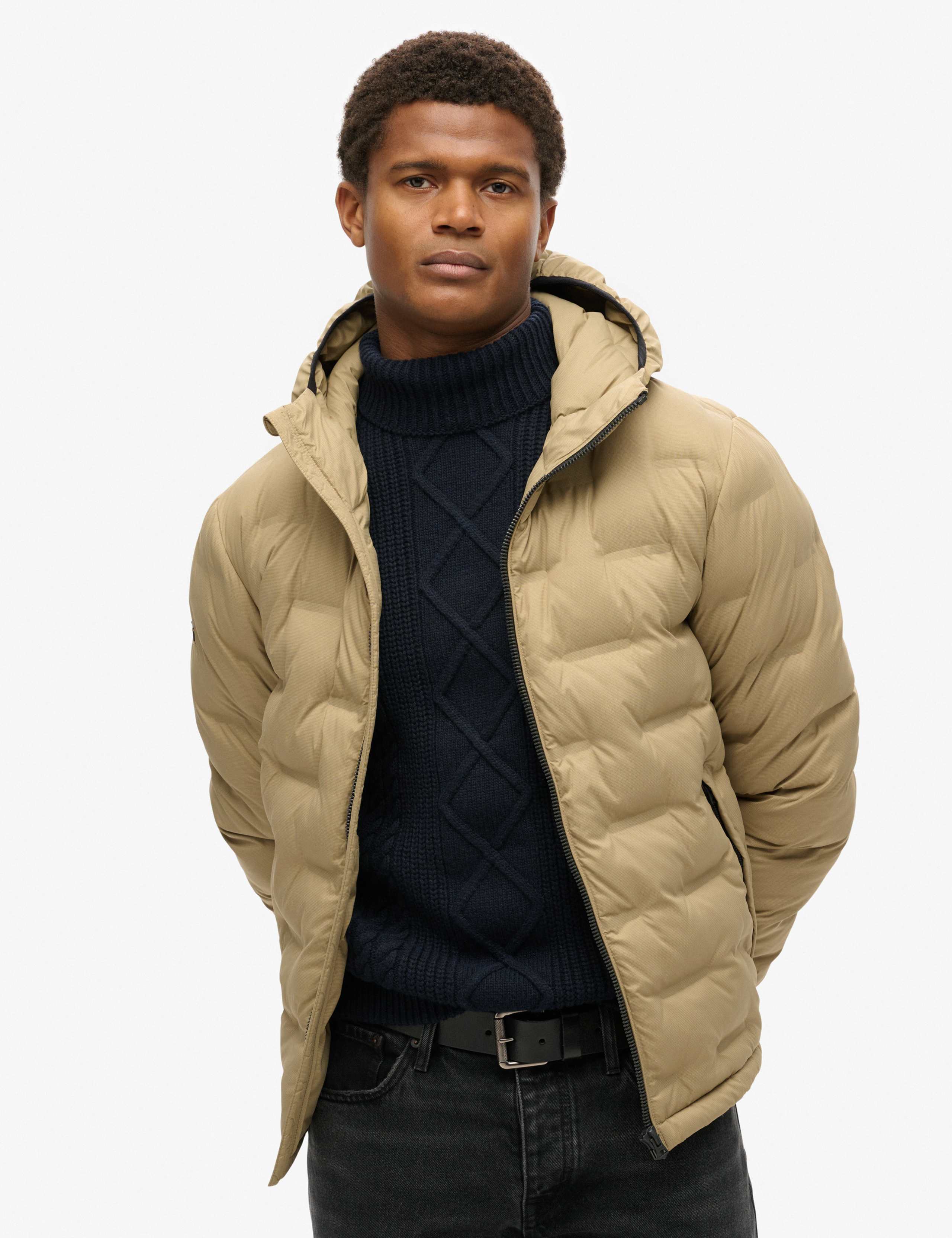 Hooded Quilted Puffer Jacket