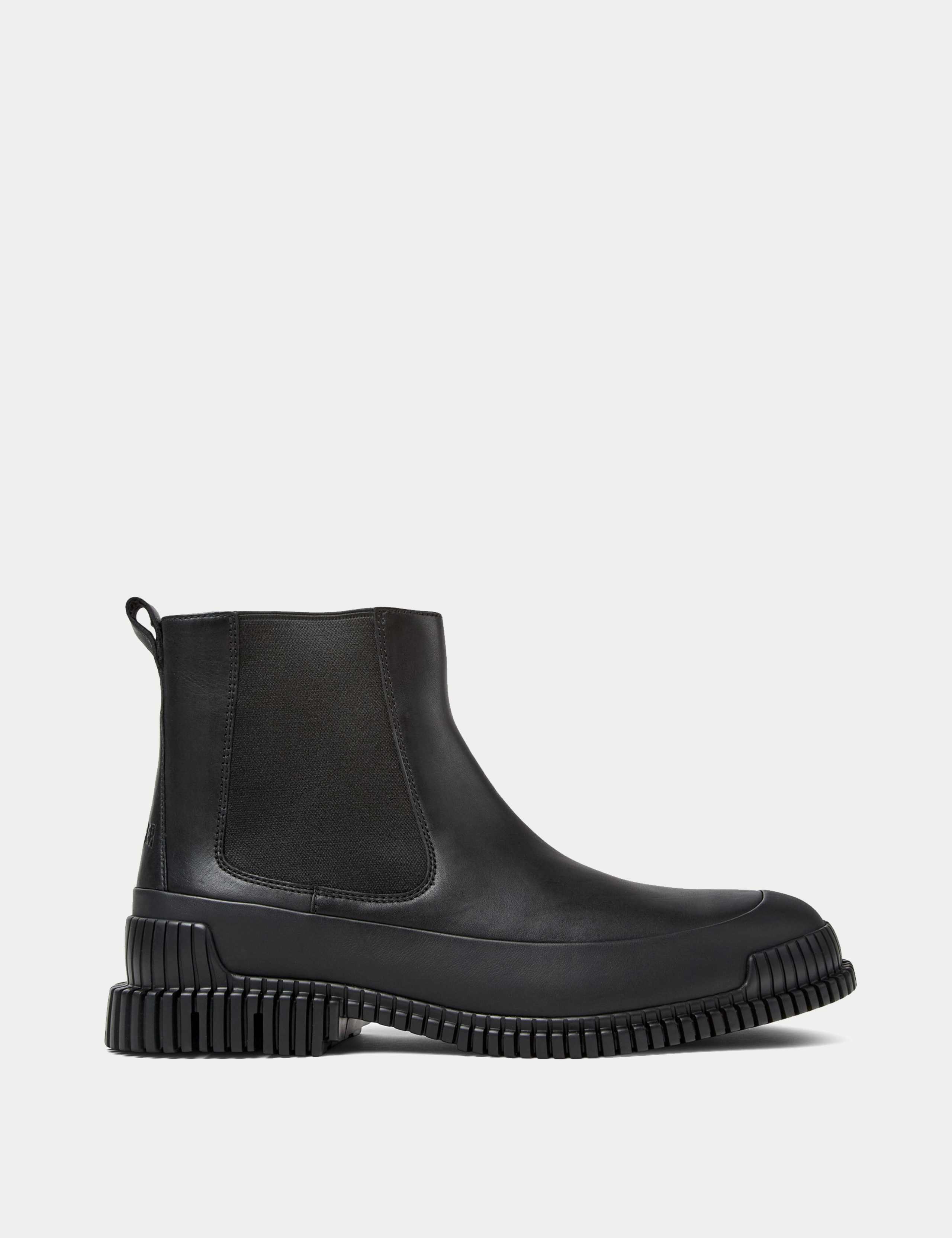 Leather Pull-On Chelsea Boots