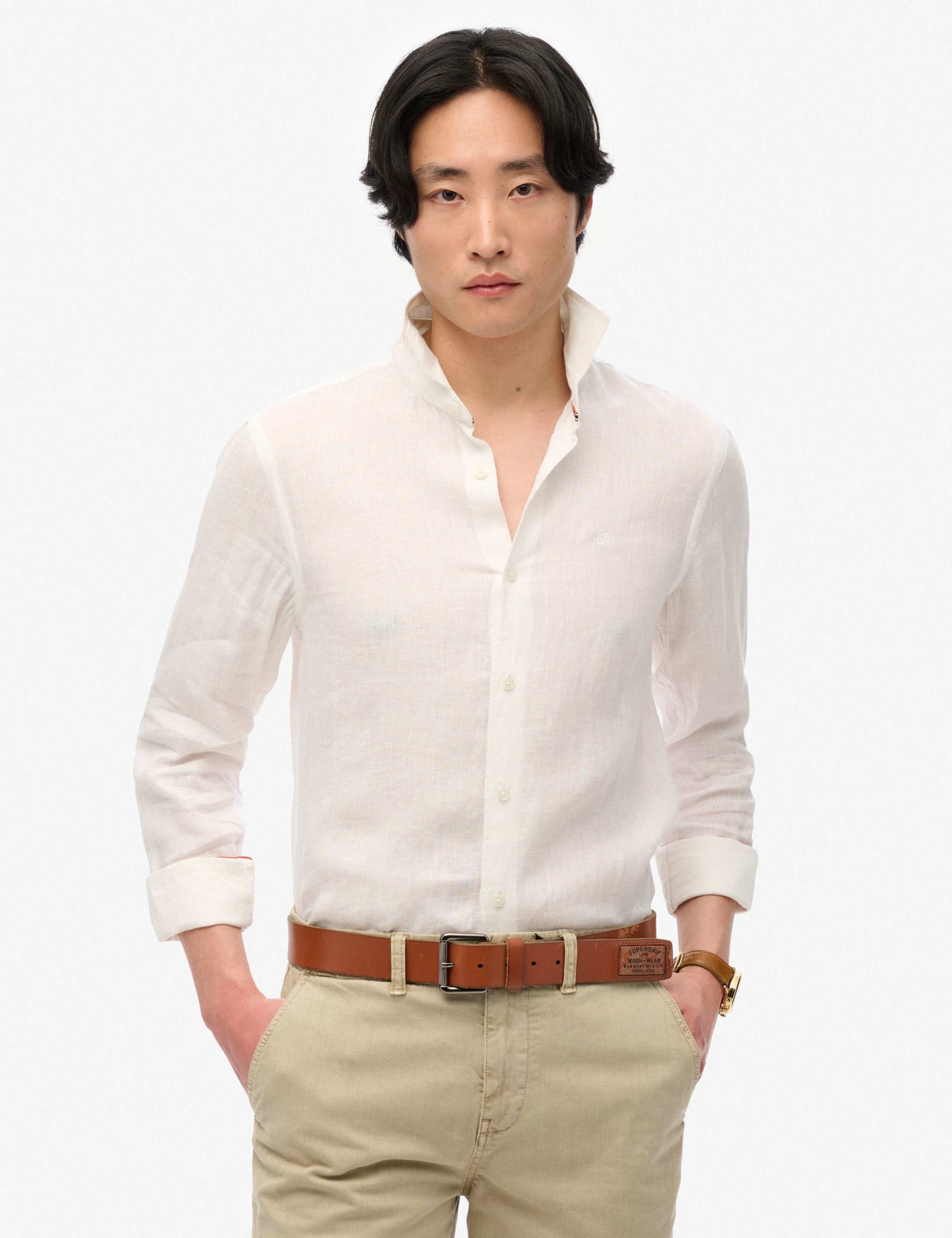 Relaxed Fit Pure Linen Shirt