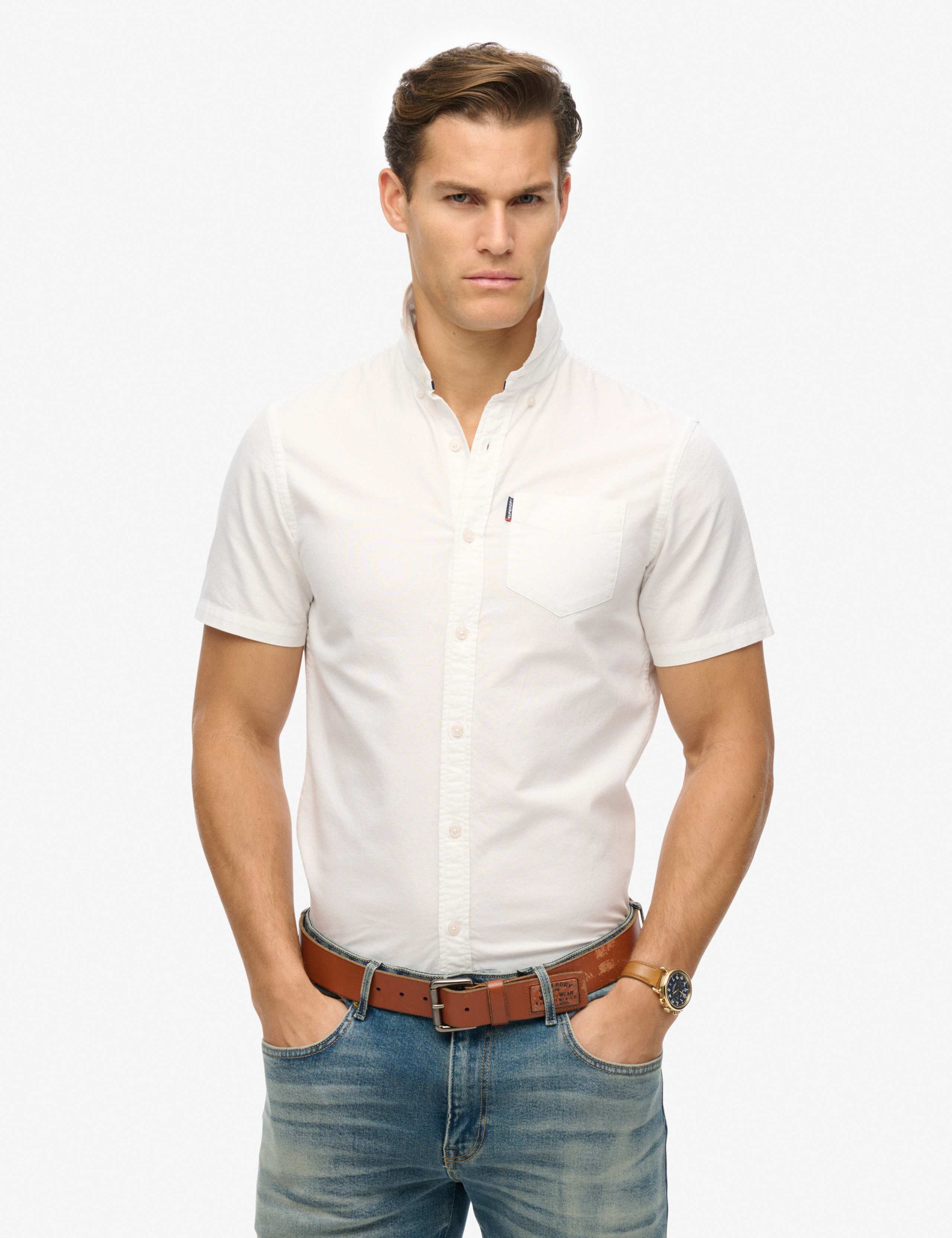 Relaxed Fit Pure Cotton Oxford Shirt