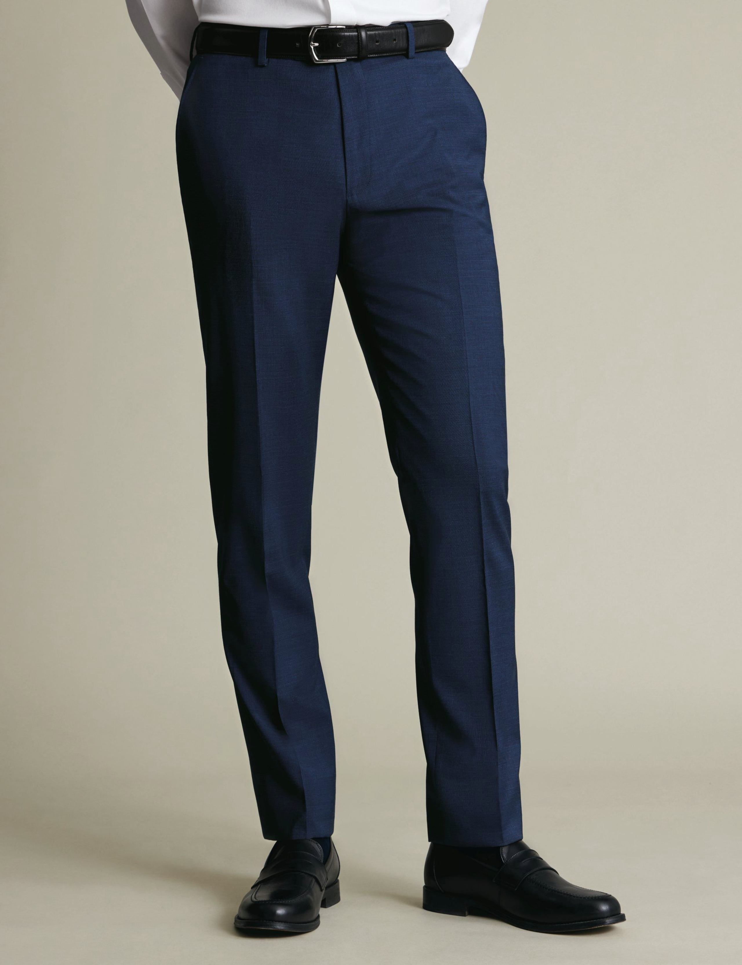 Wool Rich Italian Suit Trousers