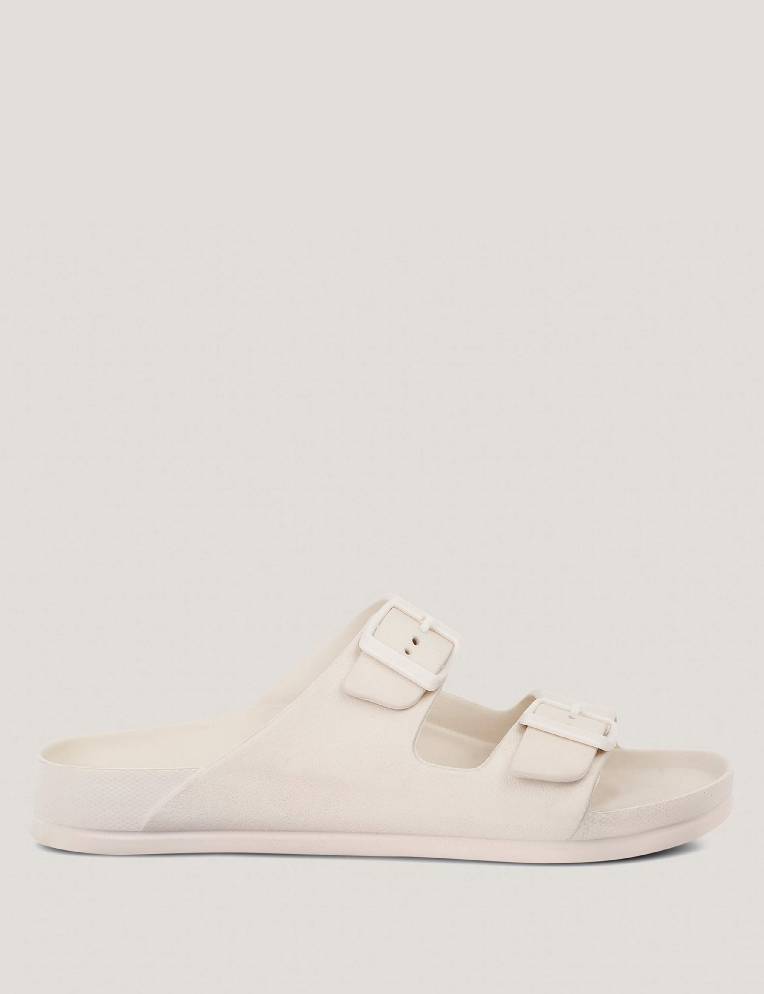 Lady Brooklyn Buckle Flat Sliders