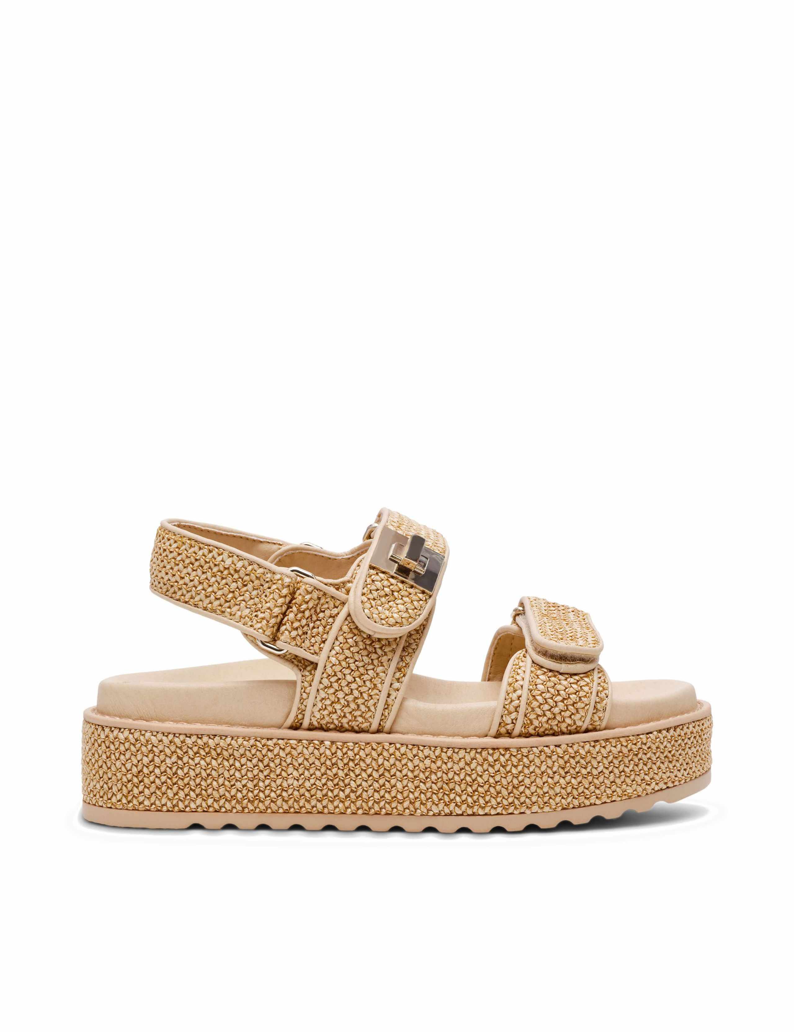 Bigmona Ankle Strap Flatform Sandals