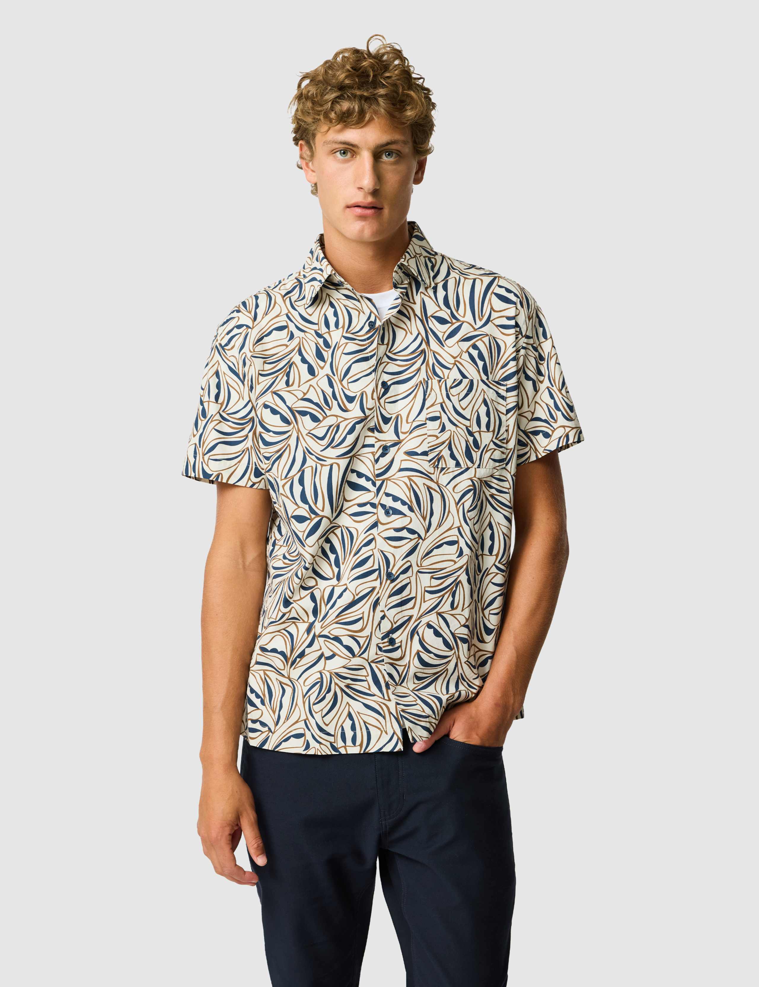 Regular Fit Pure Cotton Short Sleeve Shirt