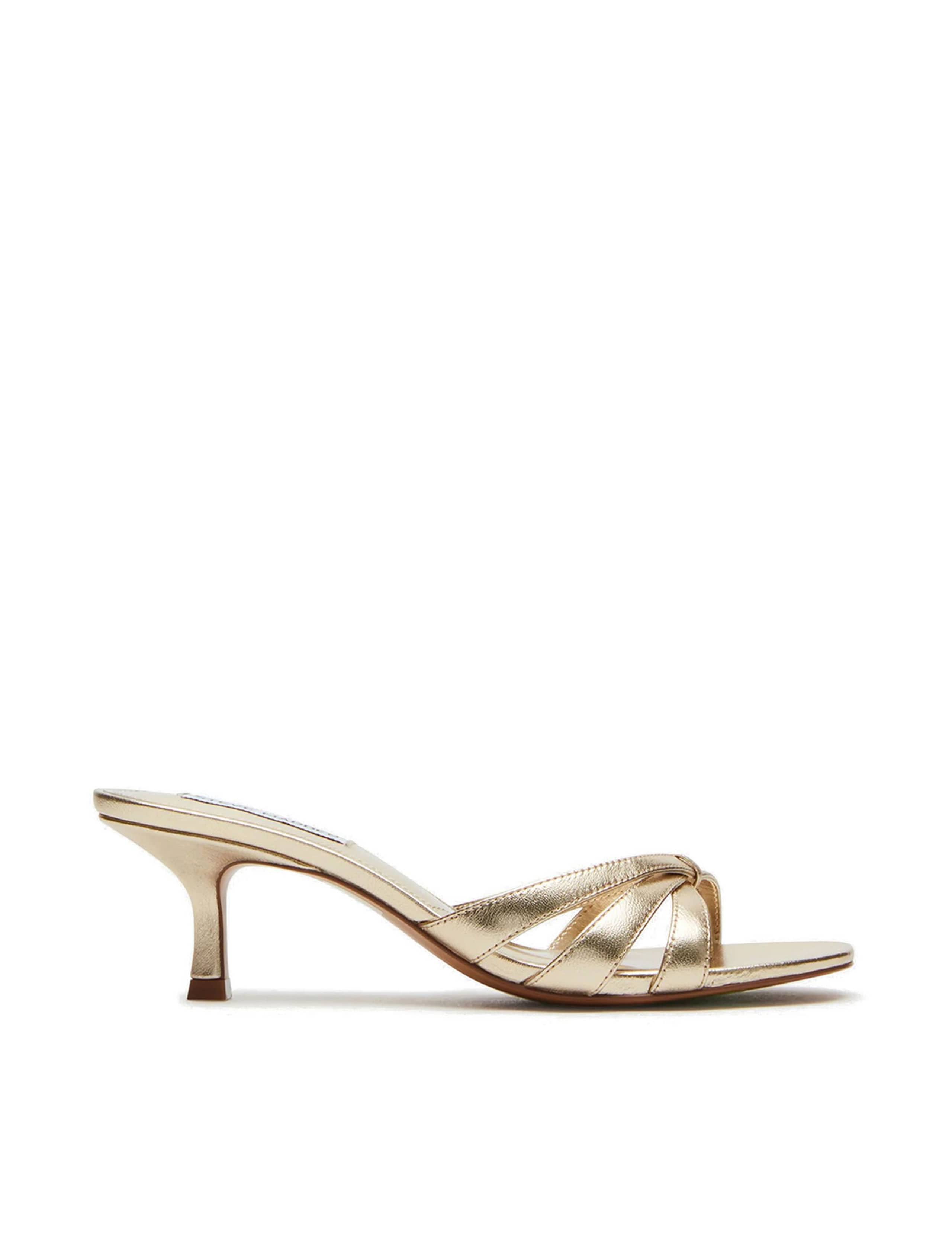 Cary Leather Kitten Heel Mules