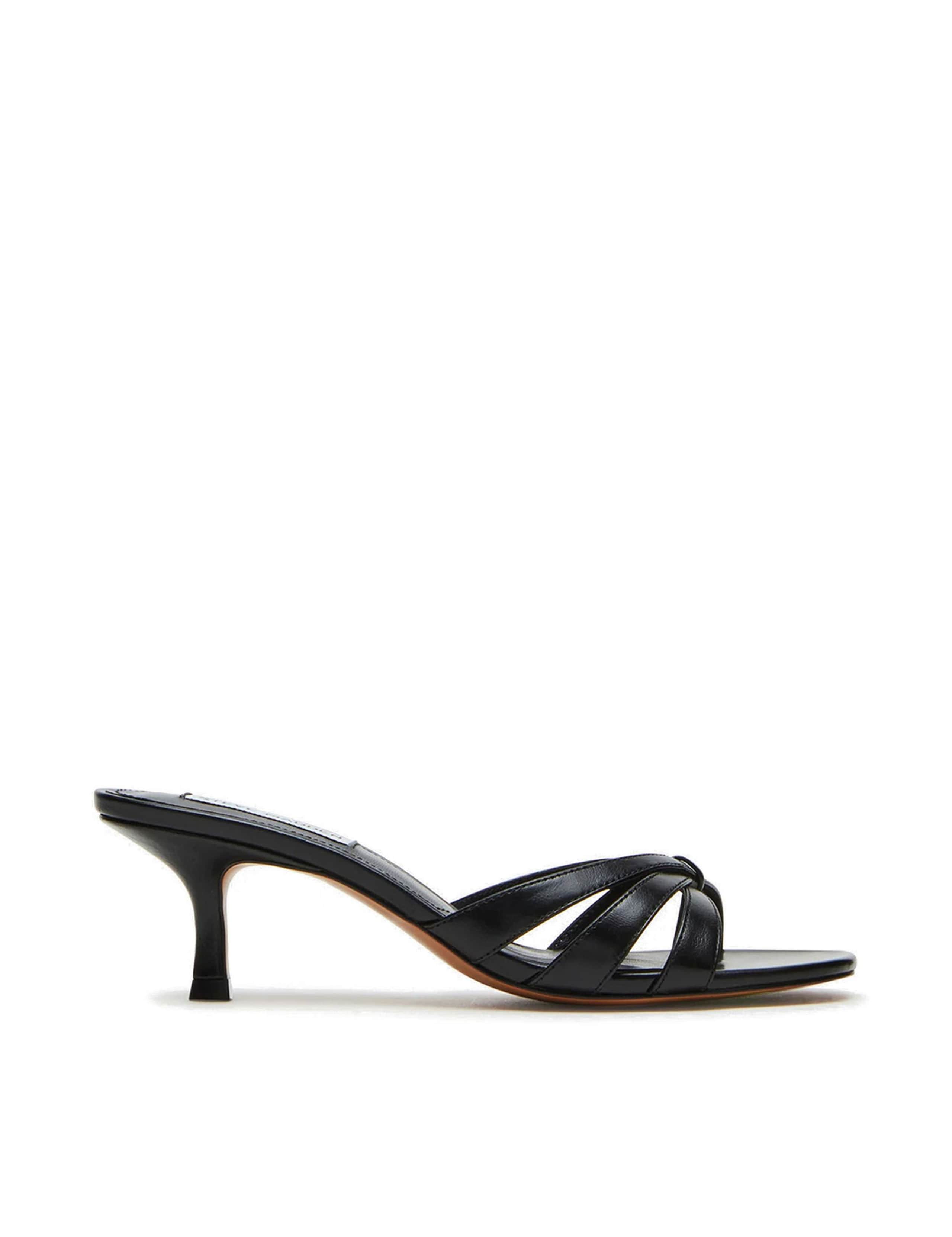 Cary Leather Kitten Heel Mules