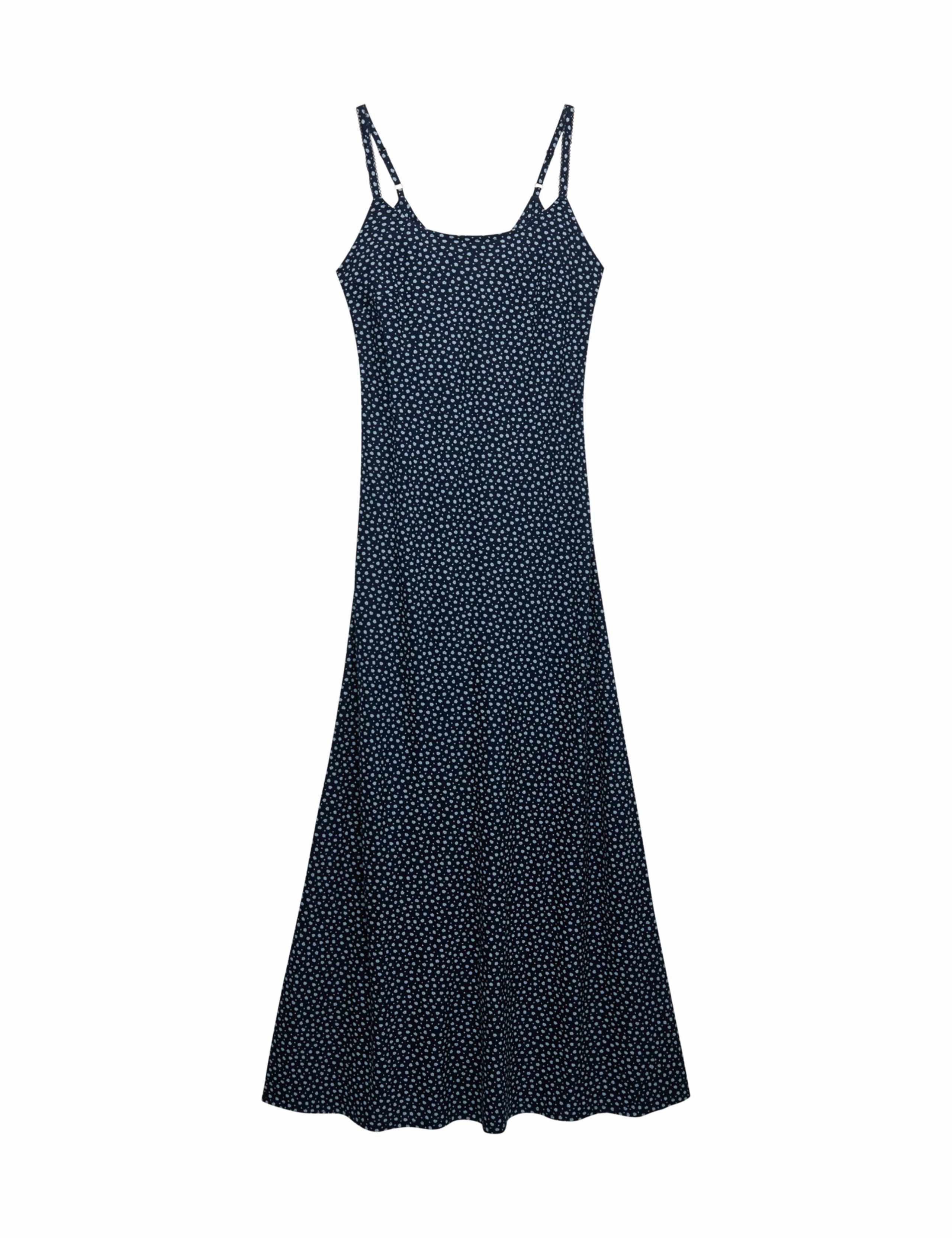 Ditsy Floral Scoop Neck Maxi Cami Slip Dress