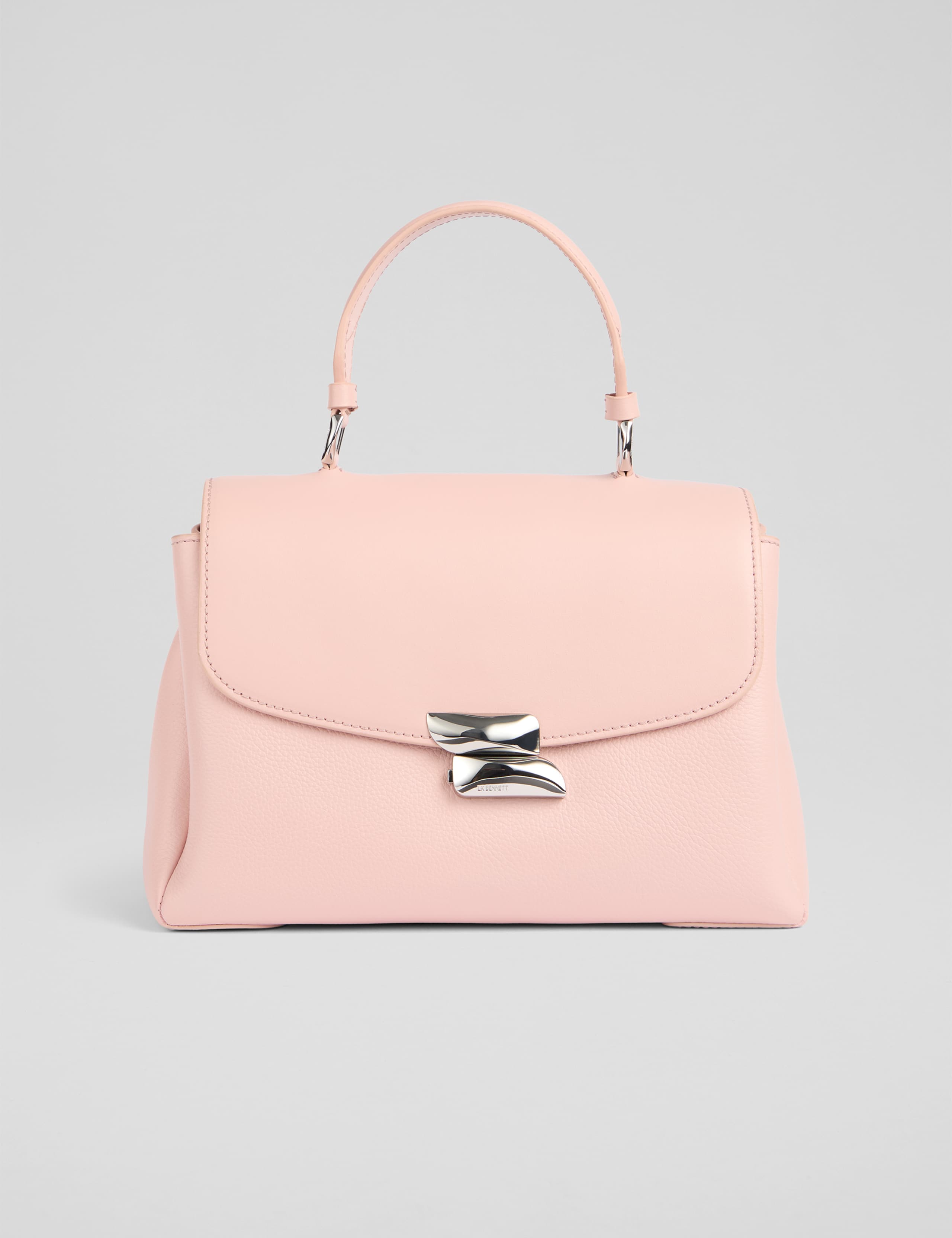 Leather Top Handle Cross Body Bag
