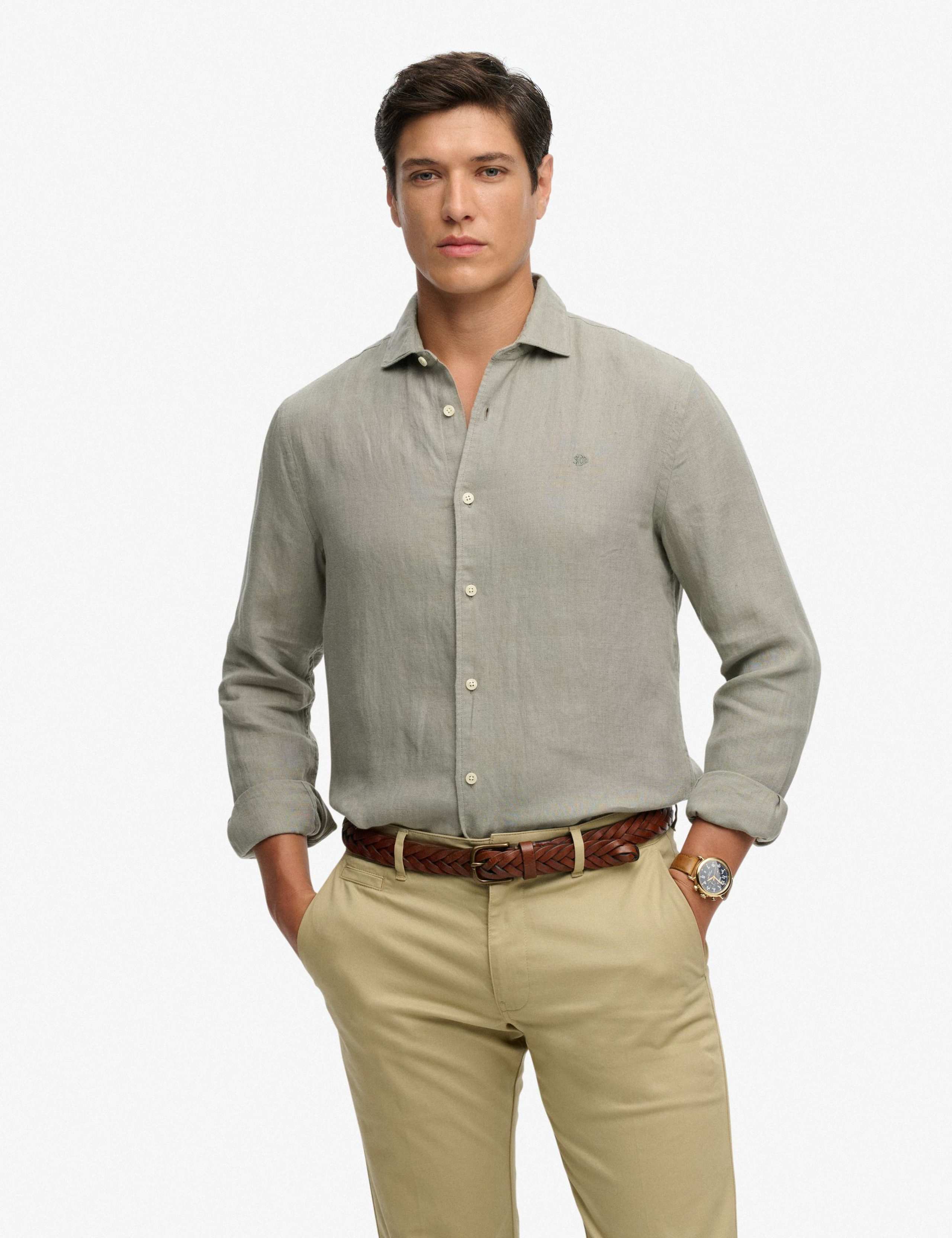 Relaxed Fit Pure Linen Shirt