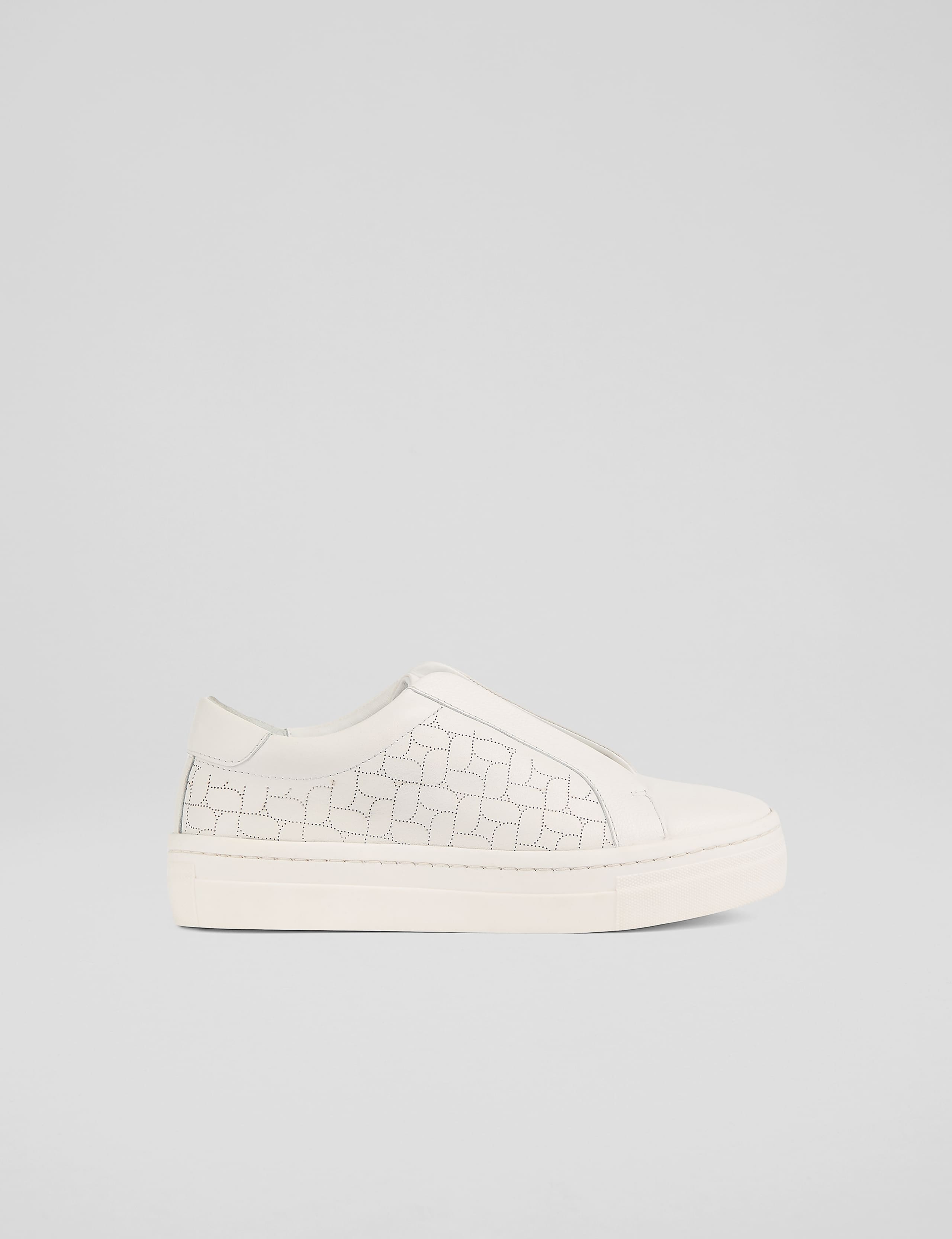 Leather Slip On Trainers