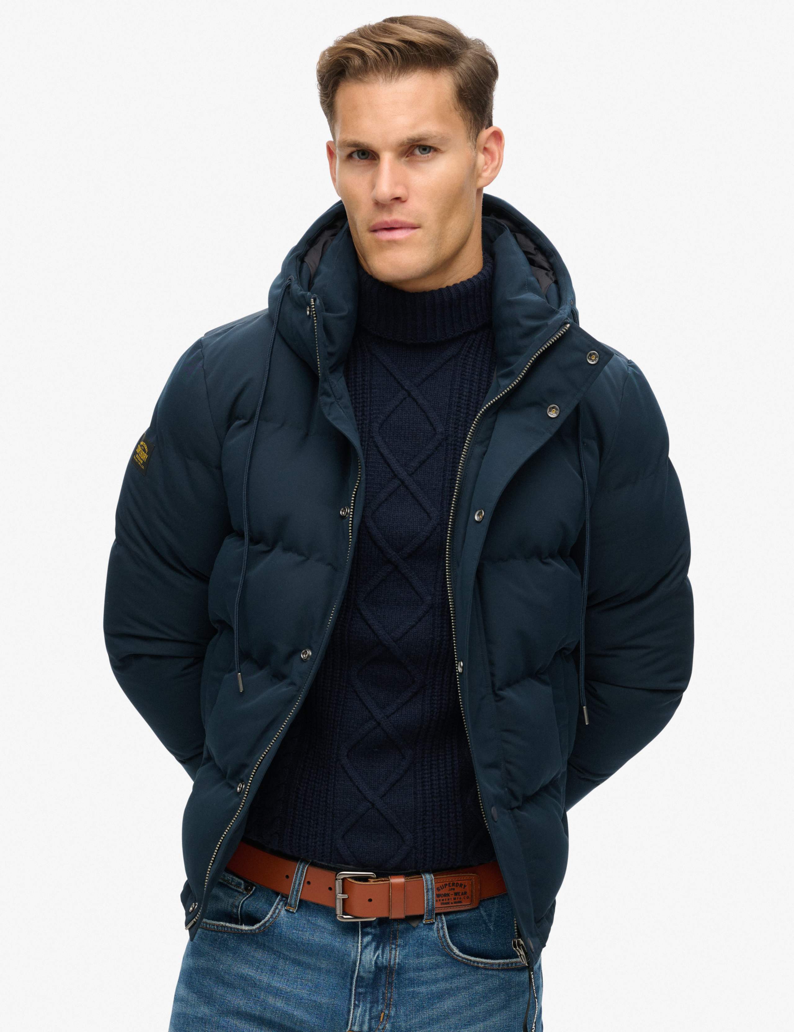 Hooded Padded Quilted Puffer Jacket