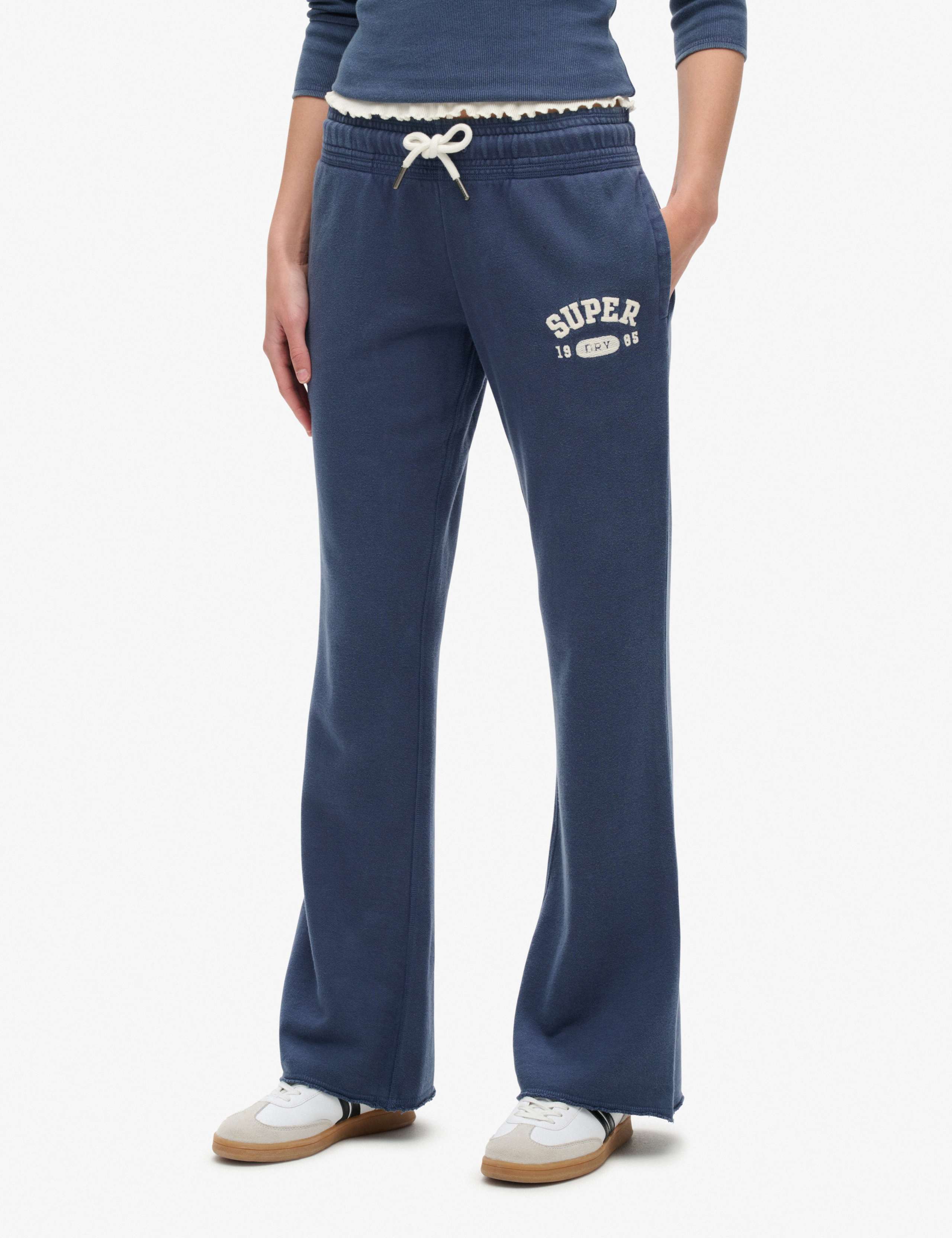 Pure Cotton Slim Fit Flare Joggers