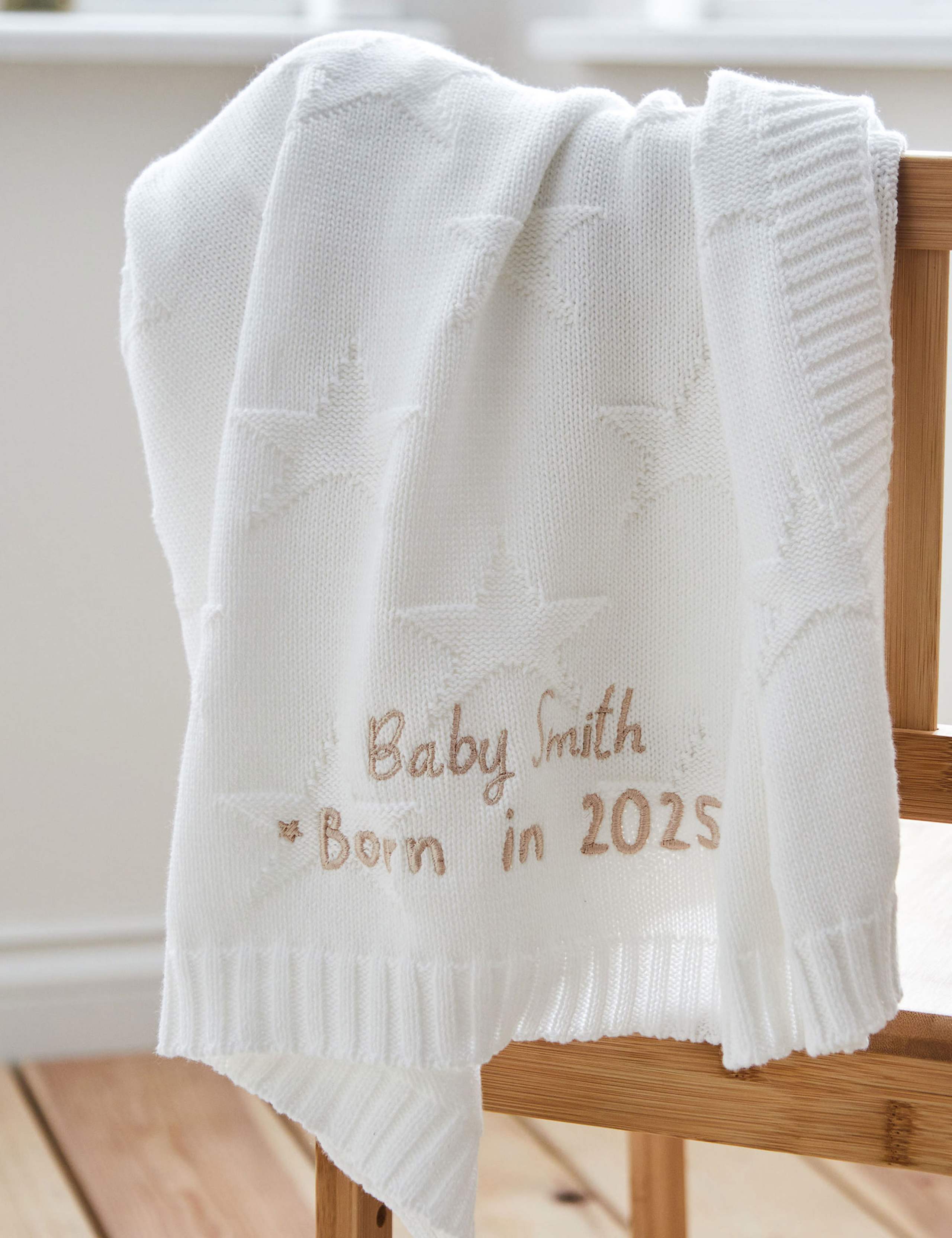 Personalised Born in 2025  Blanket