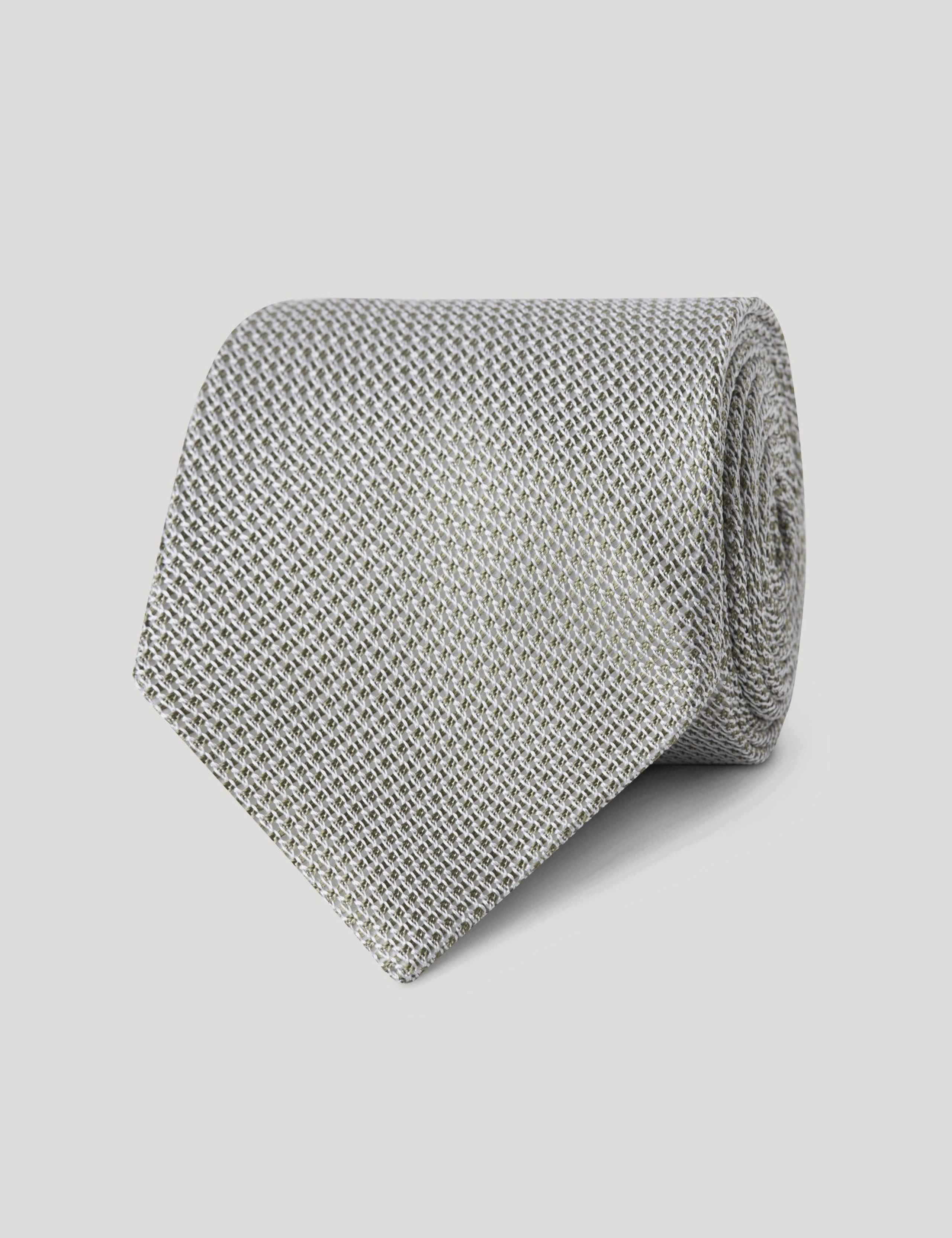 Textured Pure Silk Tie