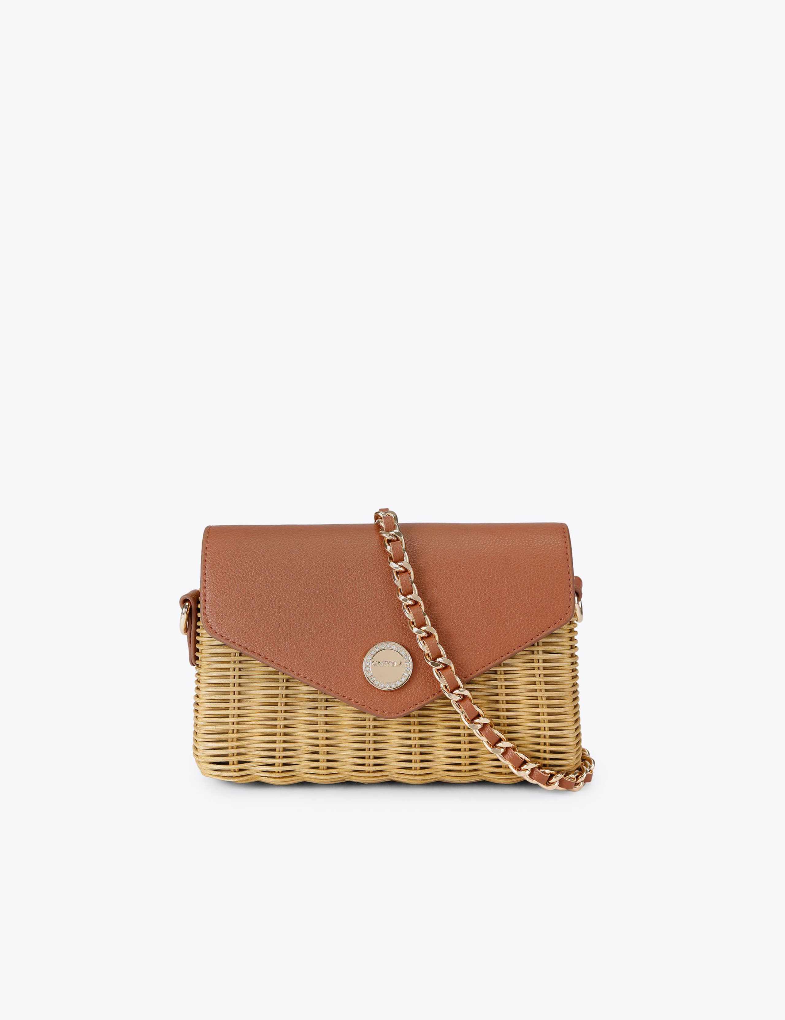 Woven Mini Cross Body Bag