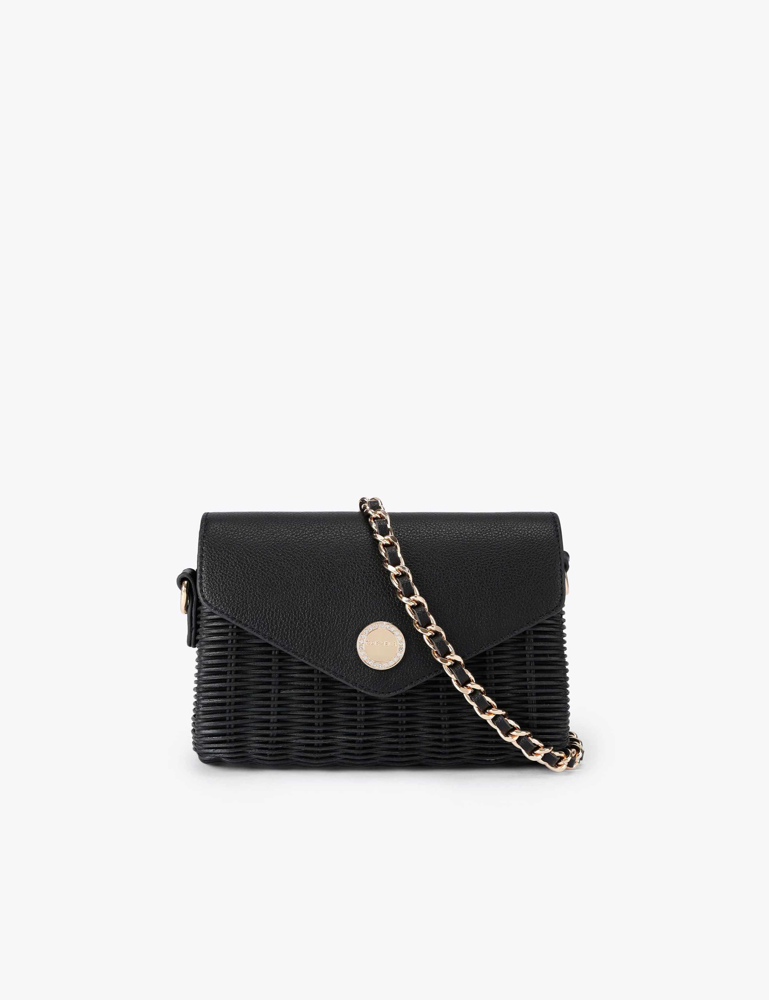 Woven Mini Cross Body Bag