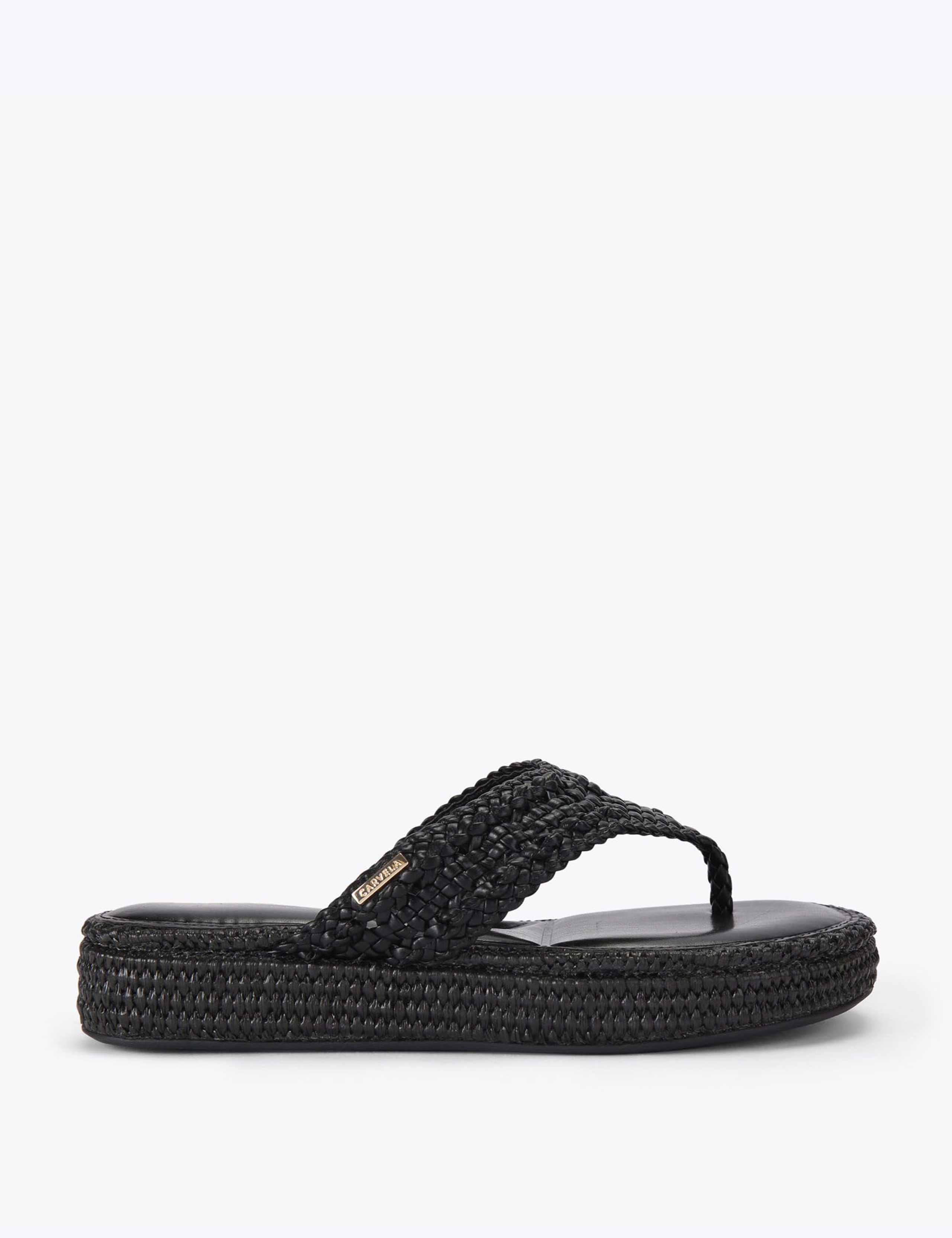 Braided Flatform Flip Flops