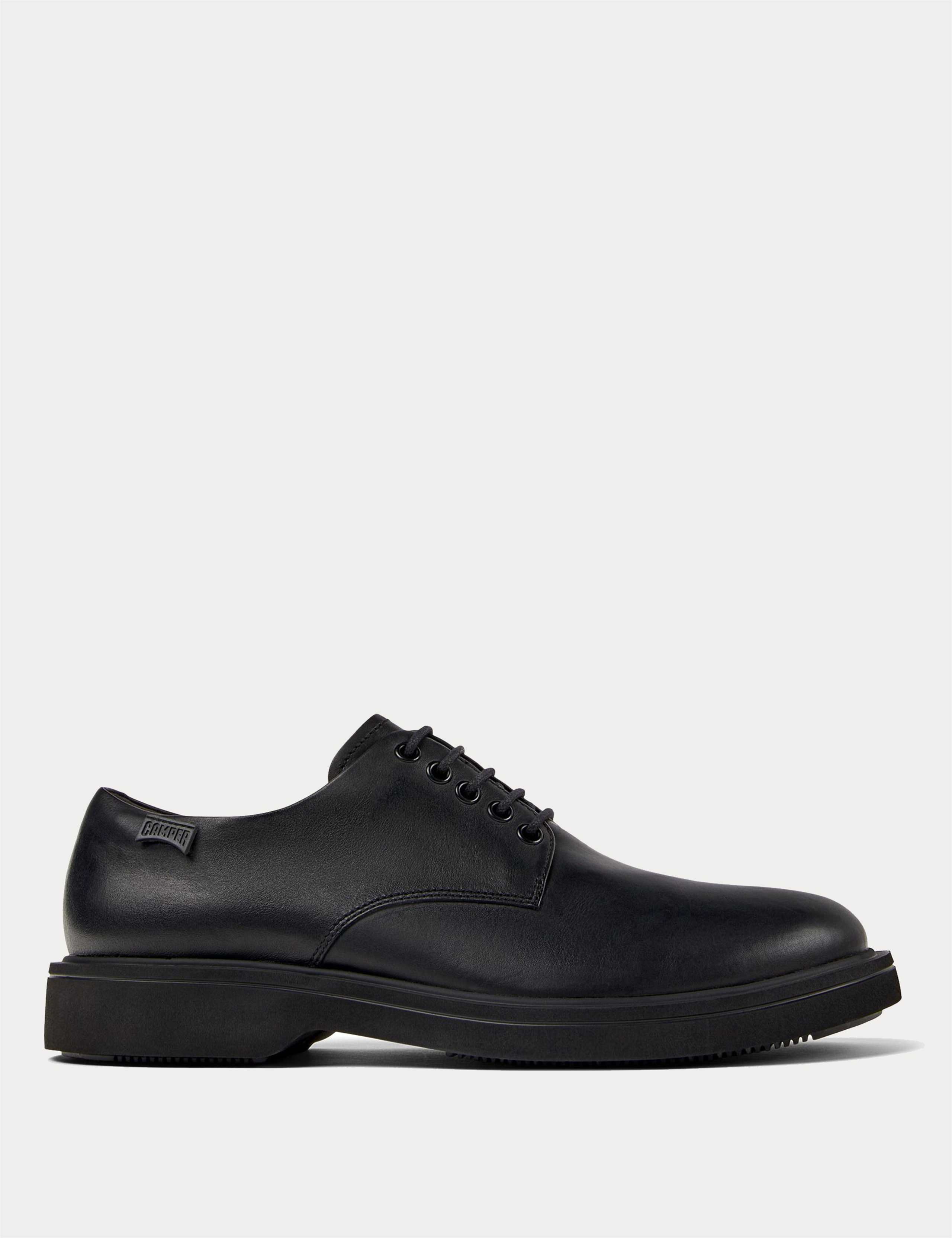 Leather Lace Up Derby Shoes