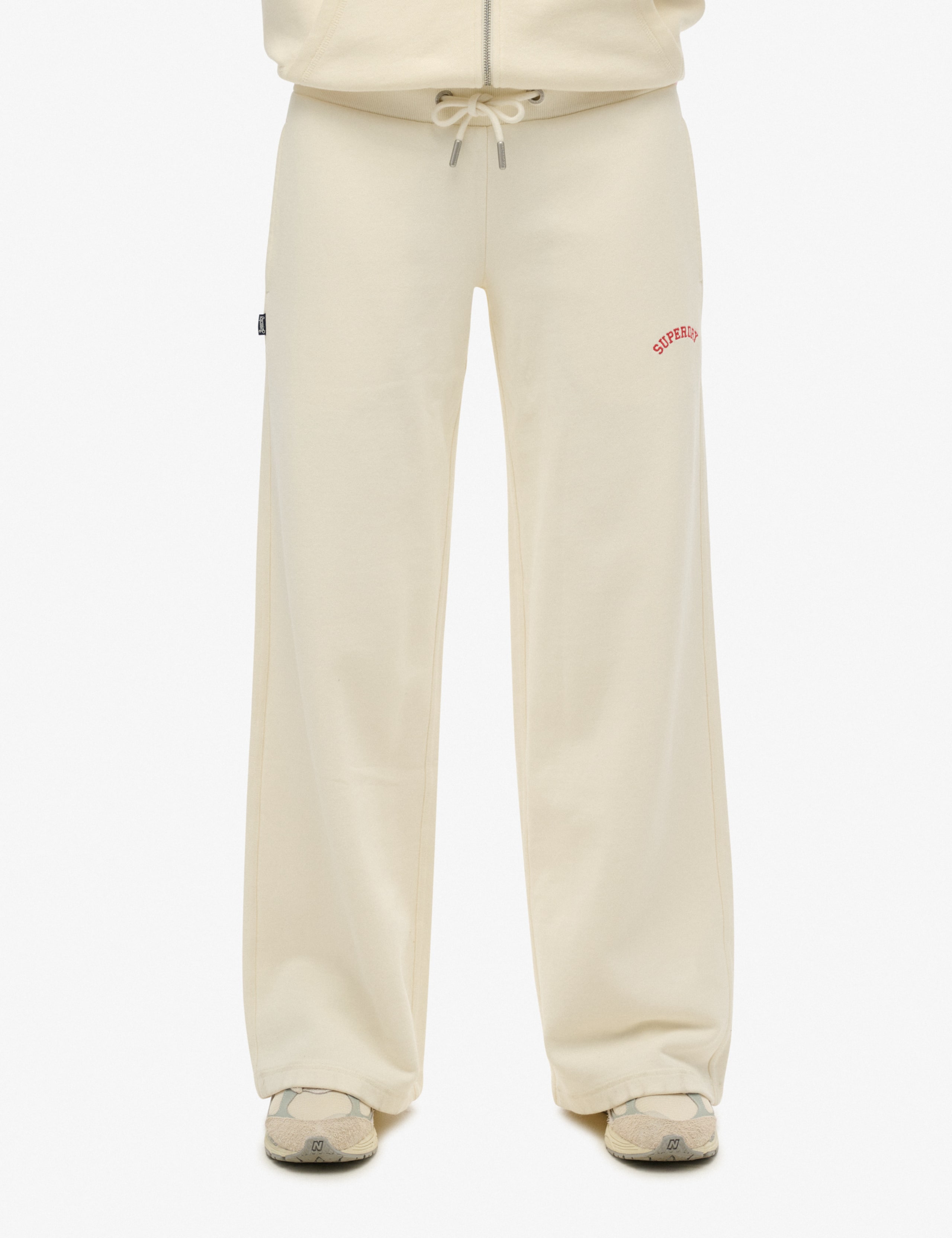Pure Cotton Logo Wide Leg Joggers