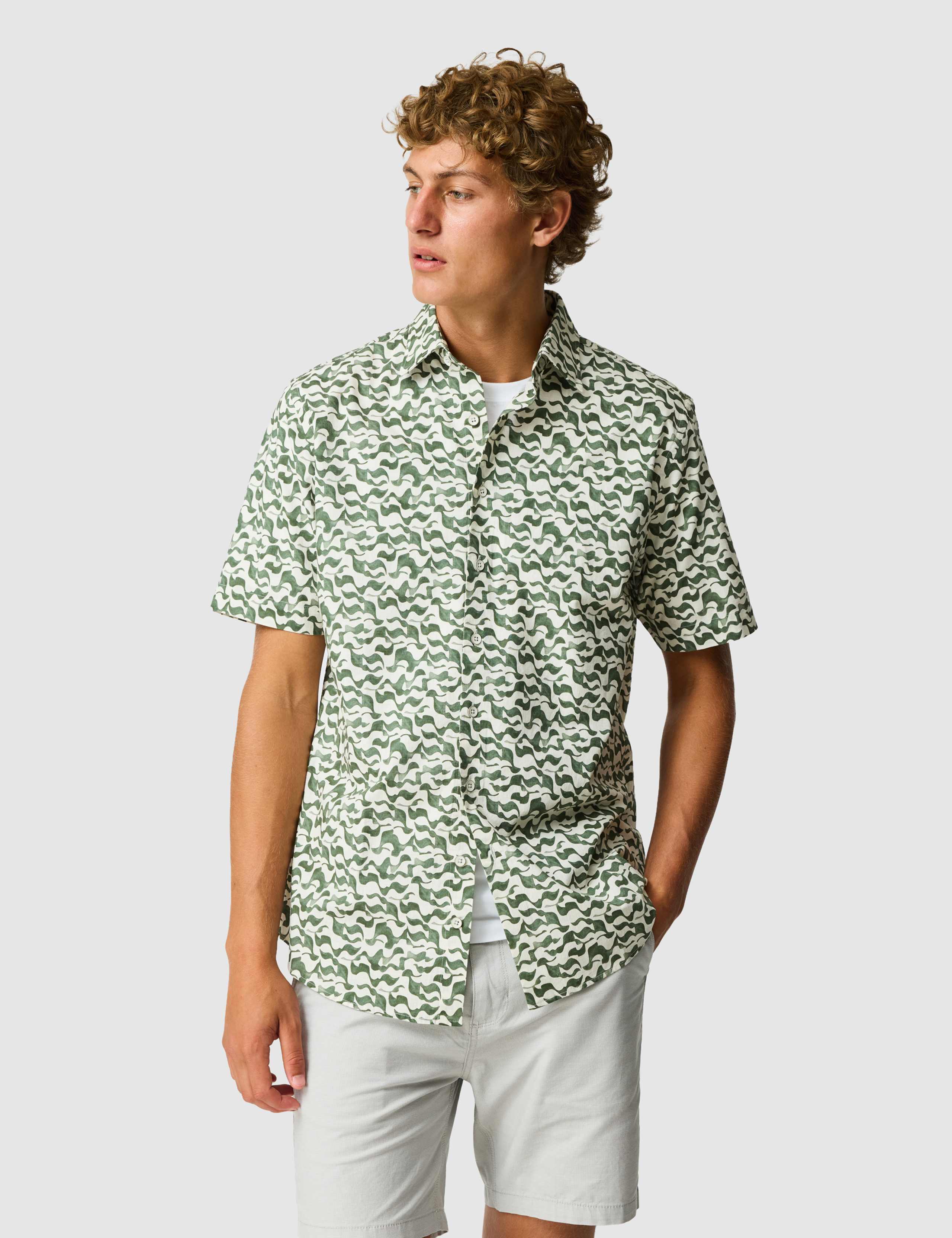 Bendigo Pure Cotton Printed Shirt