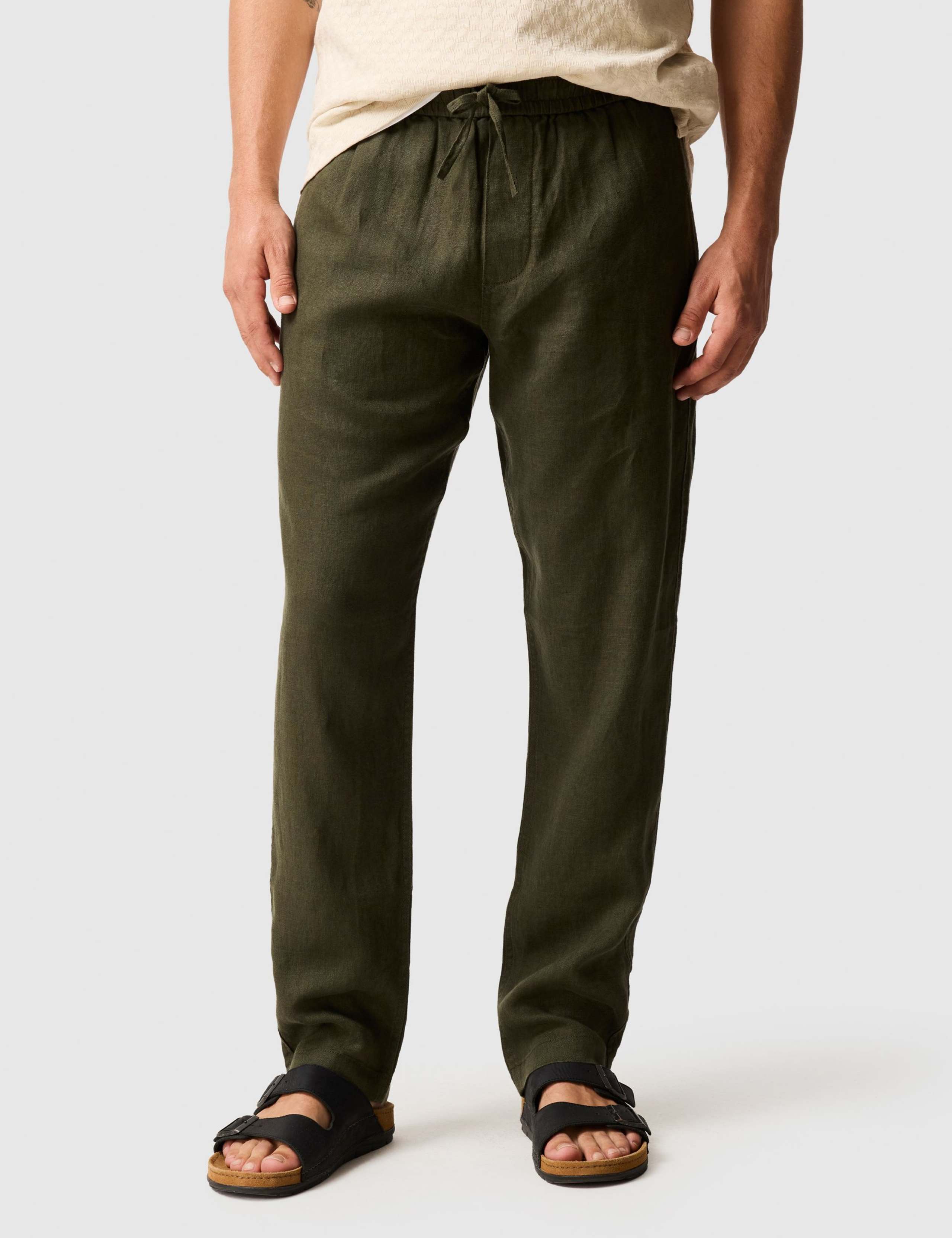 Pure Linen Lightweight Trousers