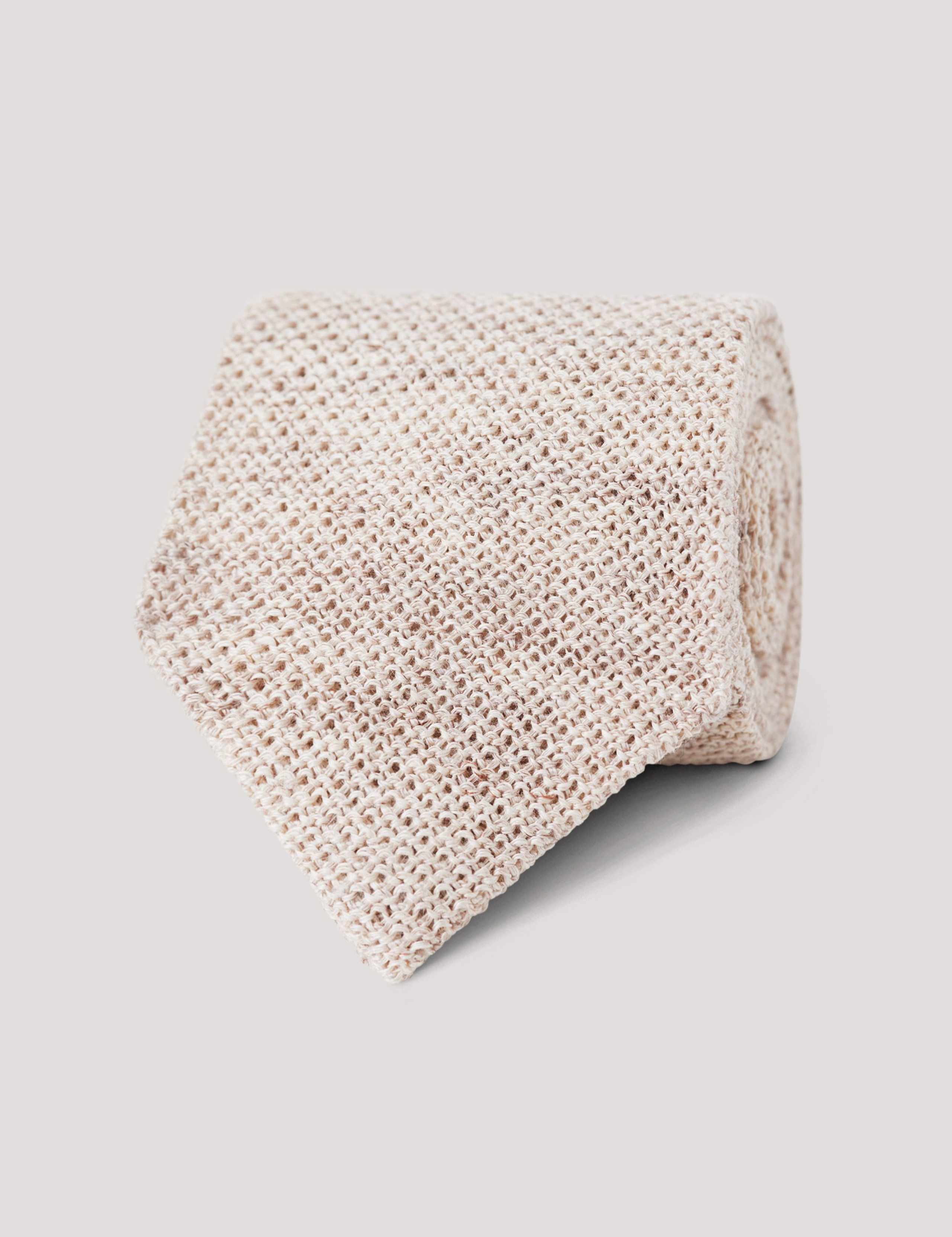 Linen Knitted Tie