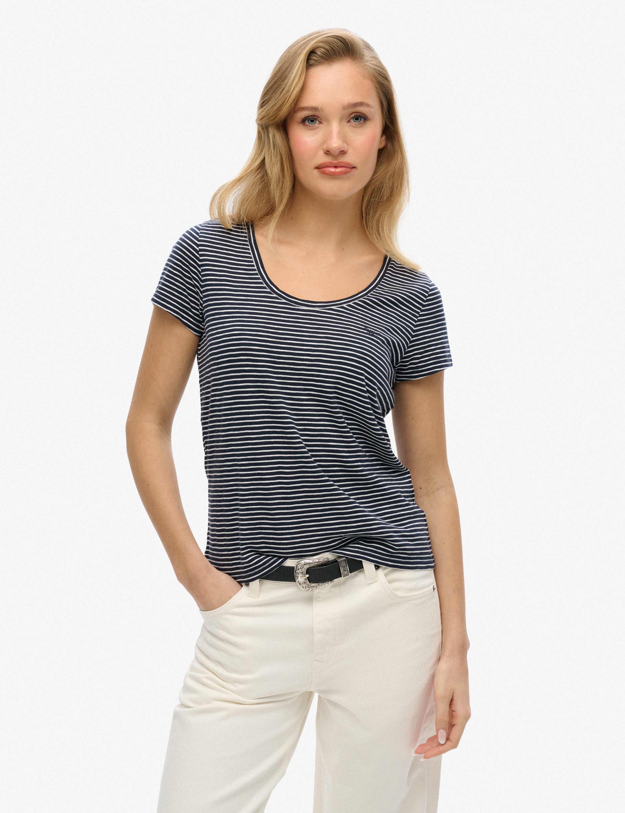 Cotton Rich Striped T-Shirt