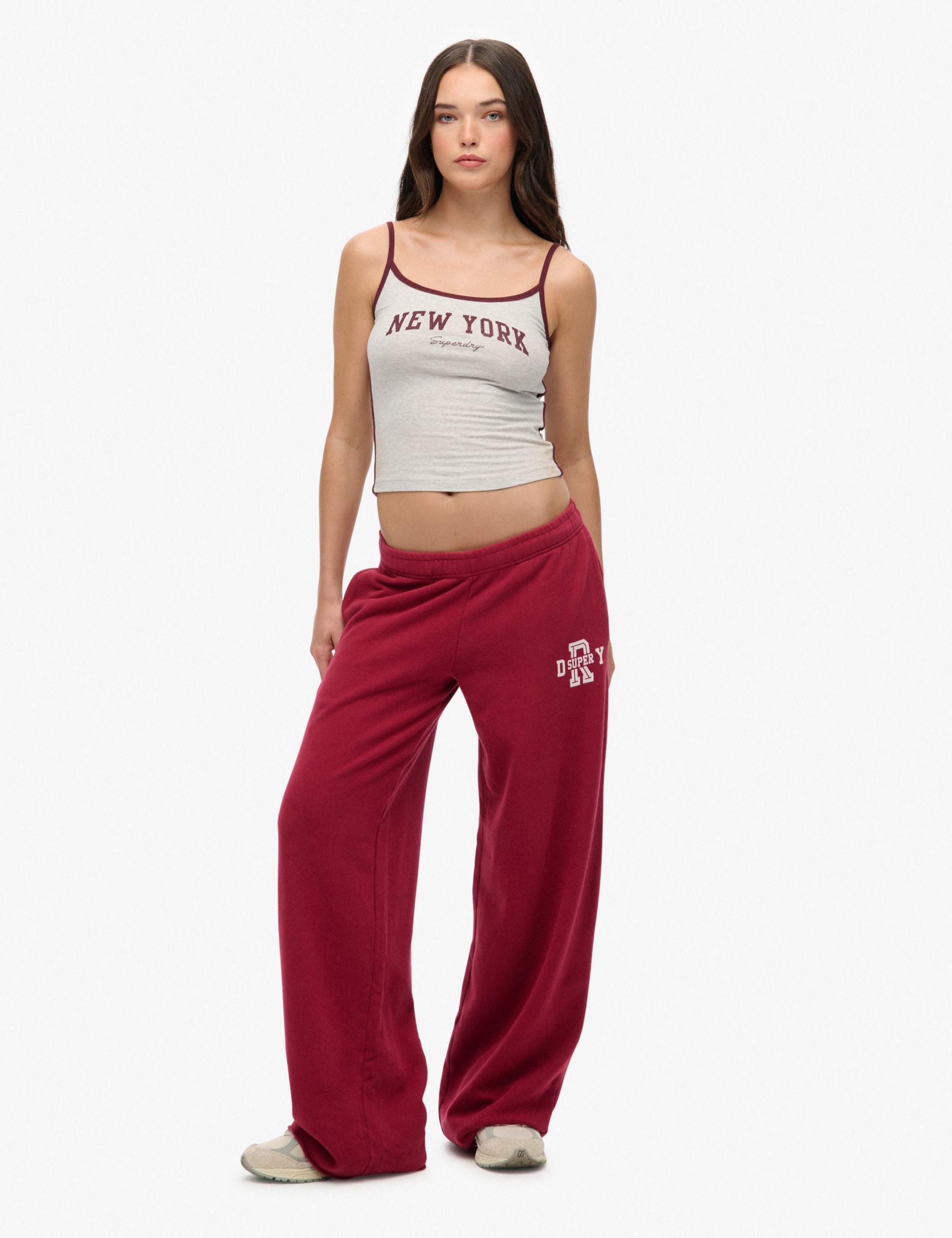 Pure Cotton Wide Leg Joggers