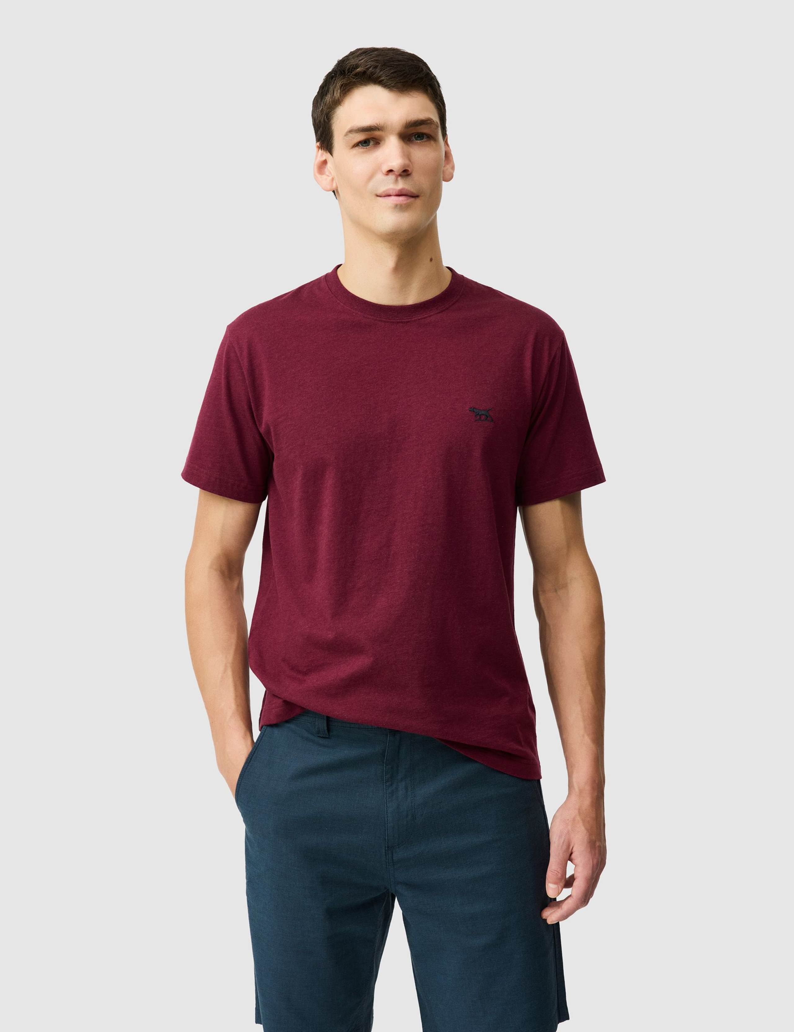 Pure Cotton Crew Neck T-Shirt