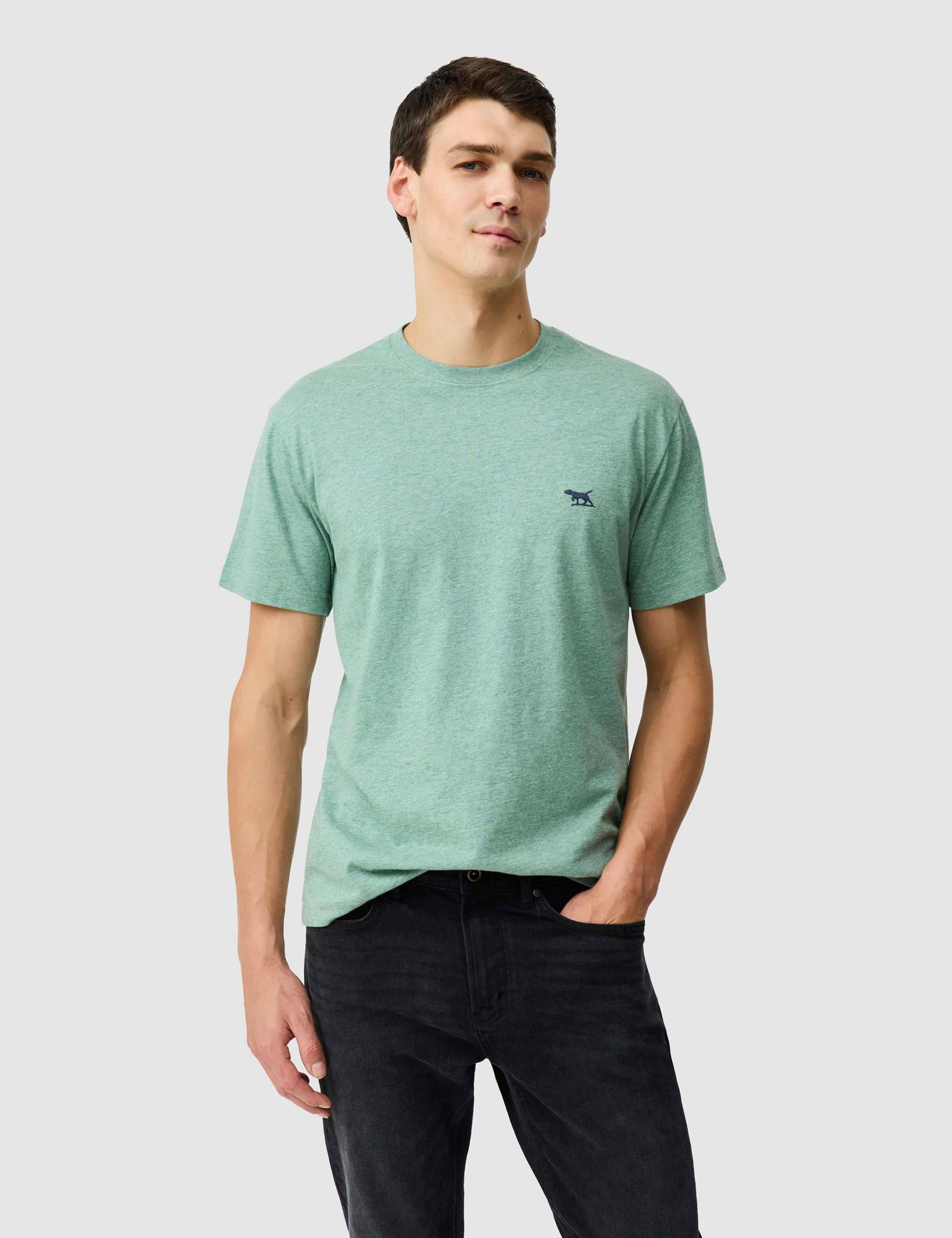 Pure Cotton Crew Neck T-Shirt