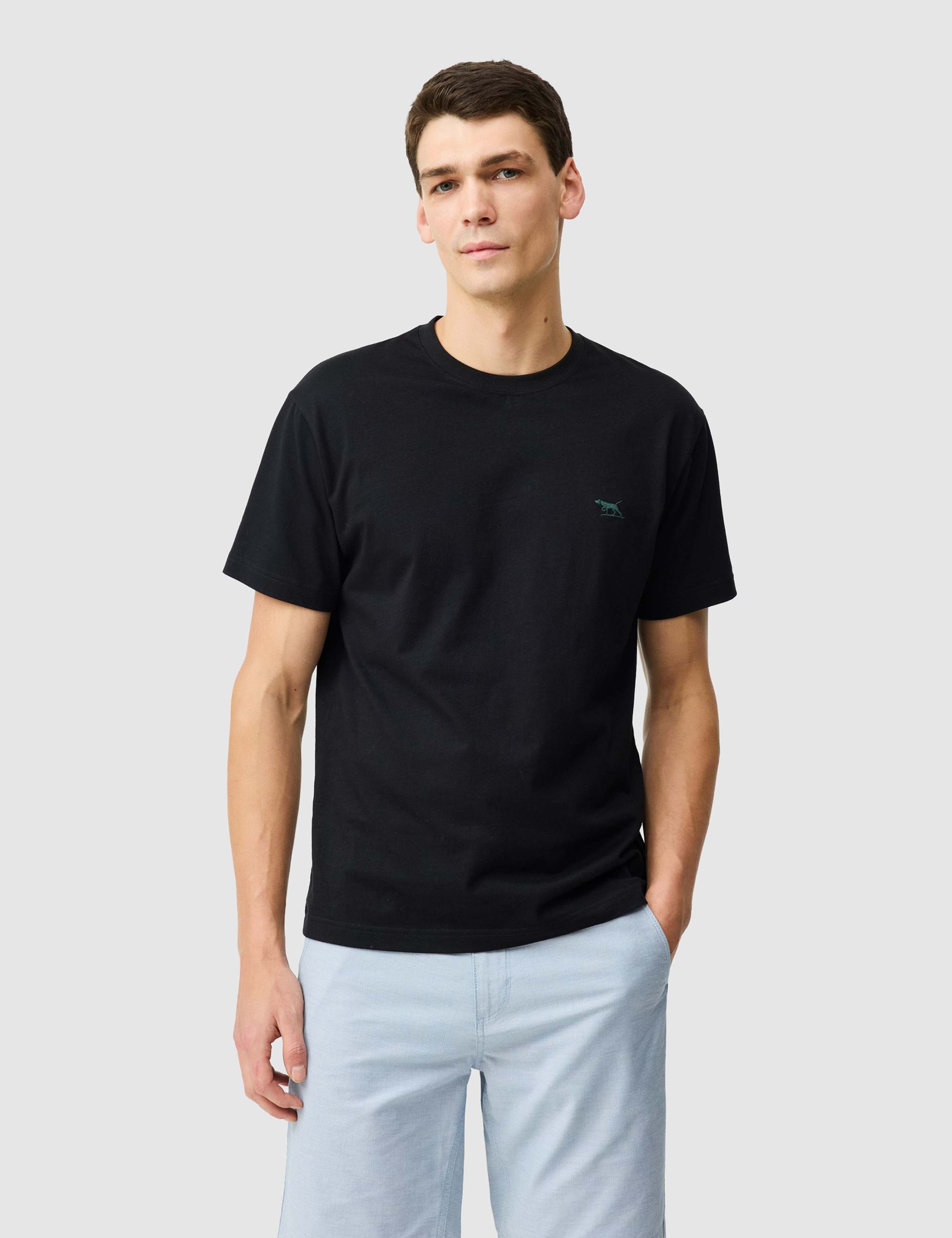 Pure Cotton Crew Neck T-Shirt