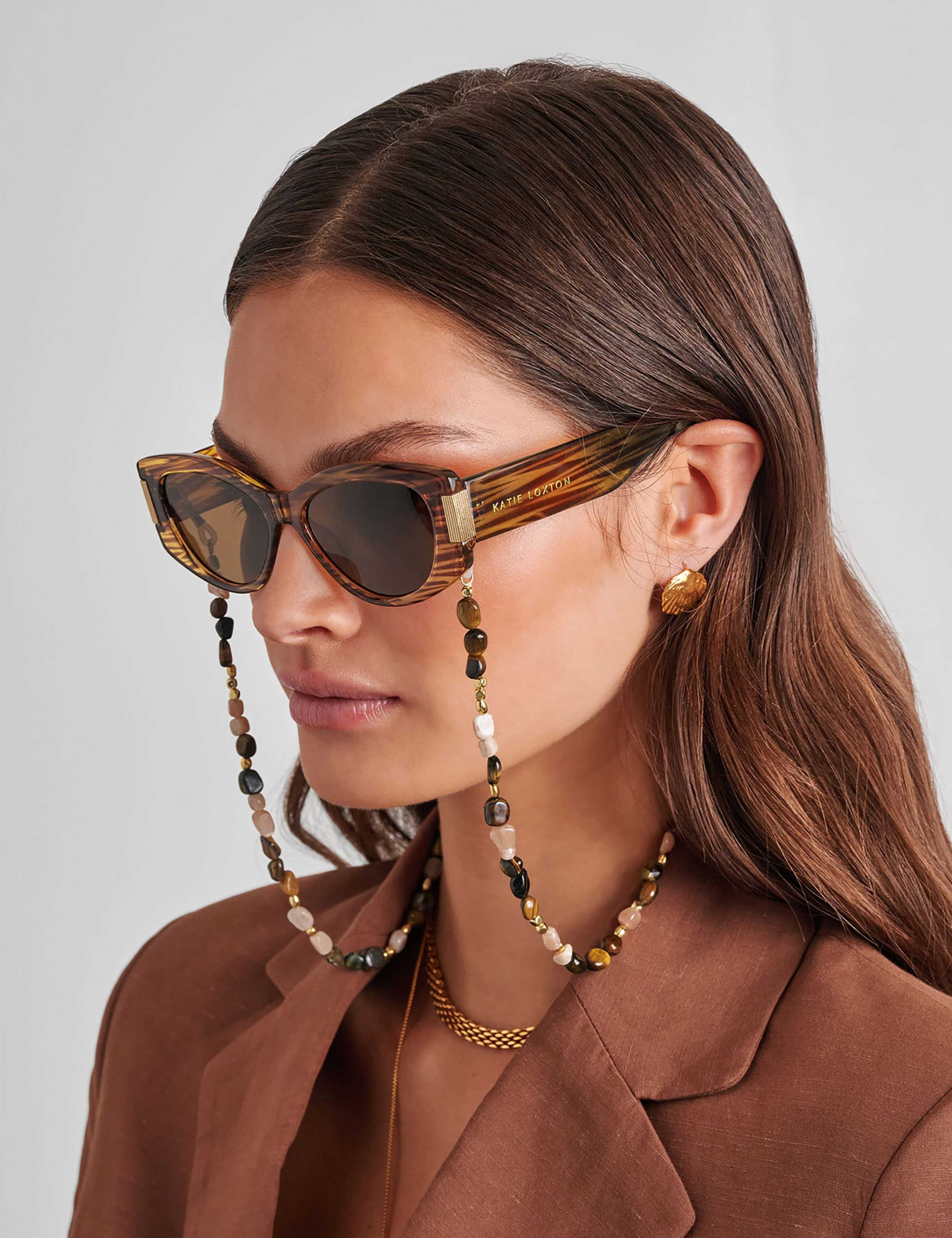 Acetate Chunky Cat Eye Sunglasses