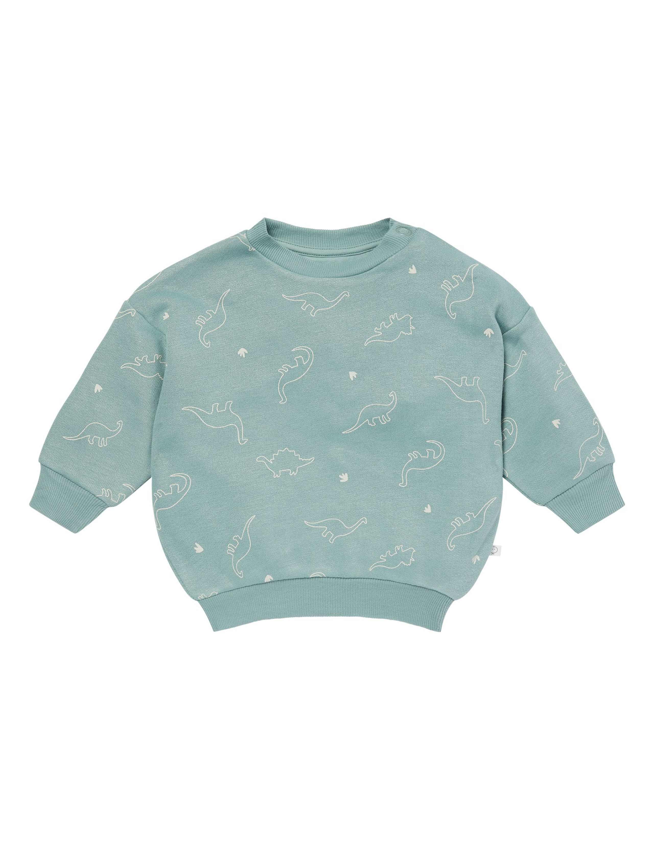 Cotton Blend Dinosaur Sweatshirt (6 Mths-5 Yrs)