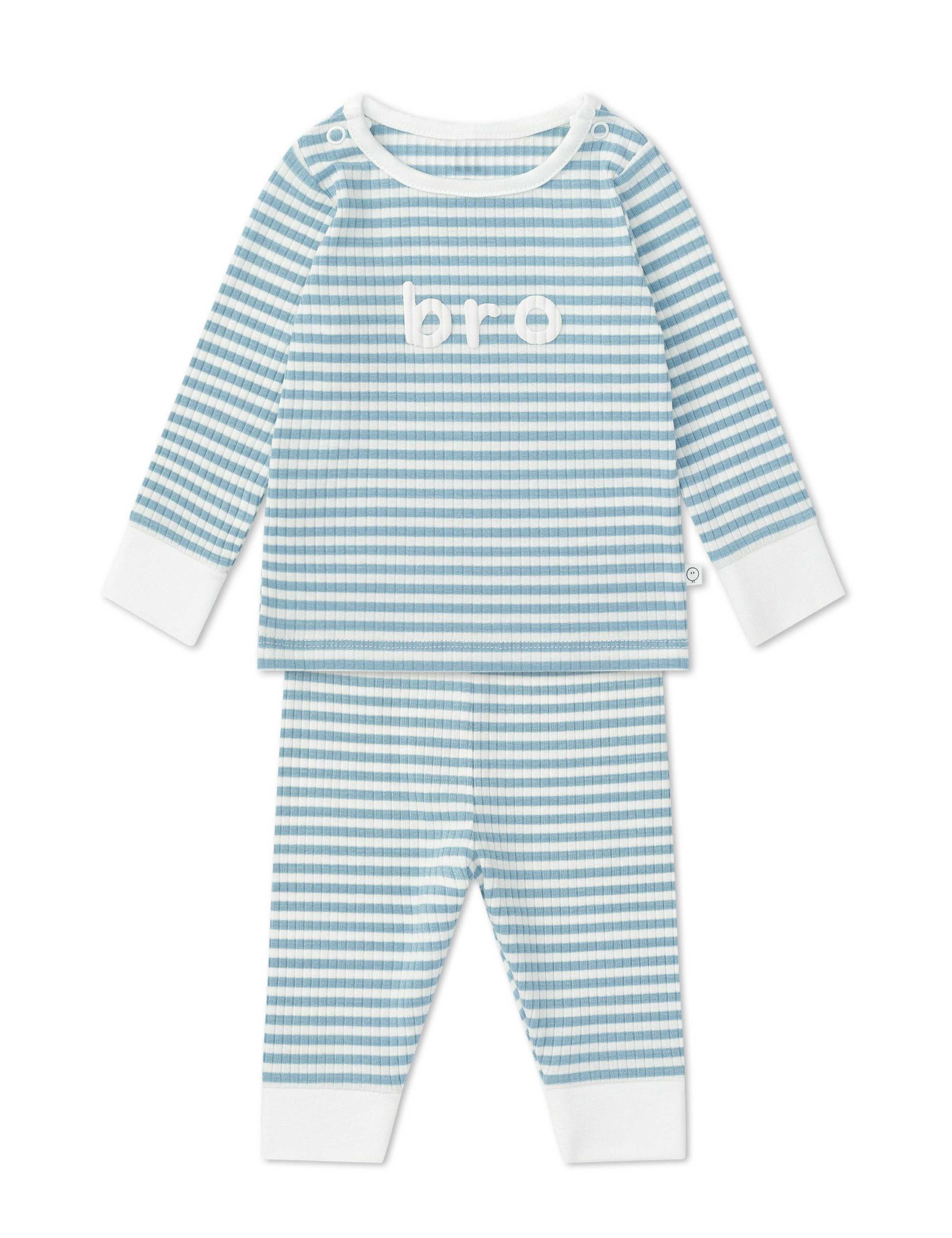 Striped Brother Pyjama Set (3-8 Yrs)
