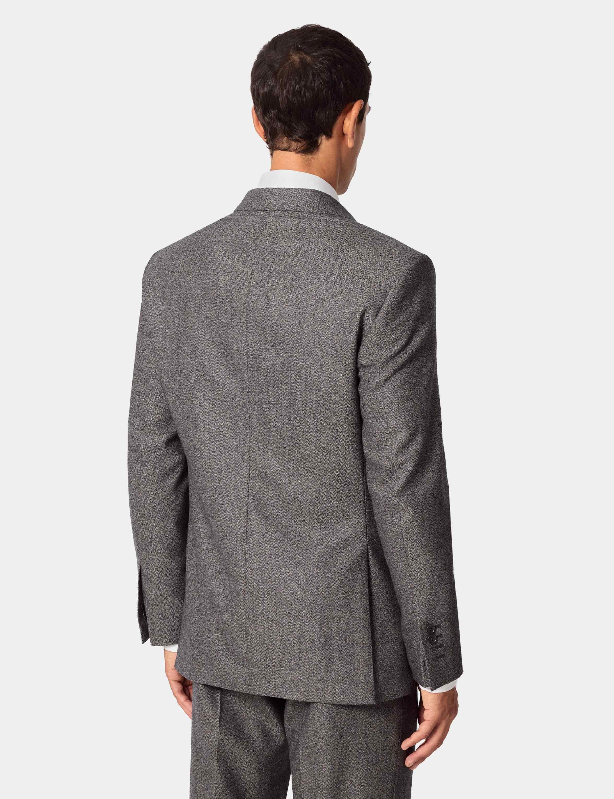 Pure Wool Herringbone Suit 1 of 2