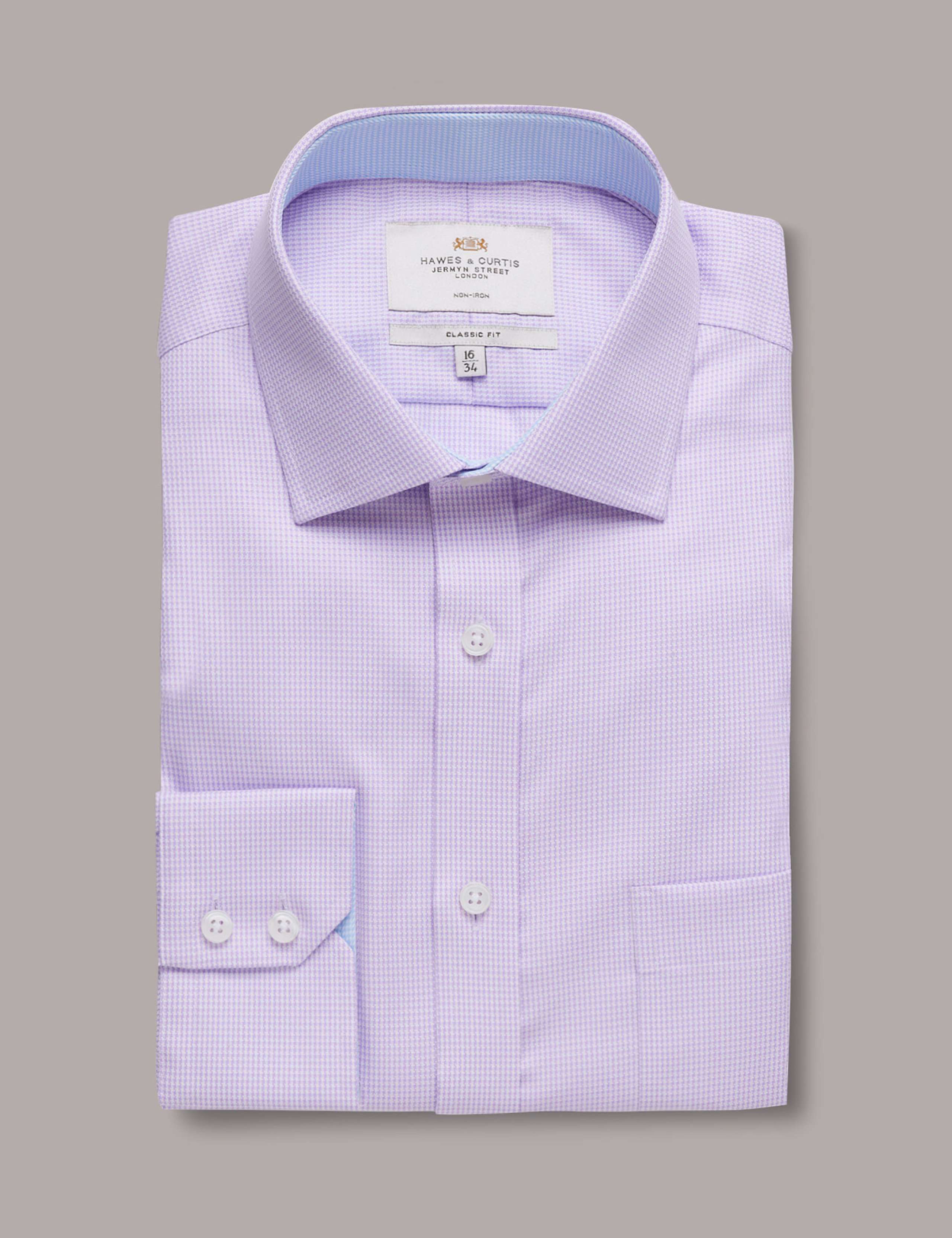 Slim Fit Easy Iron Pure Cotton Shirt