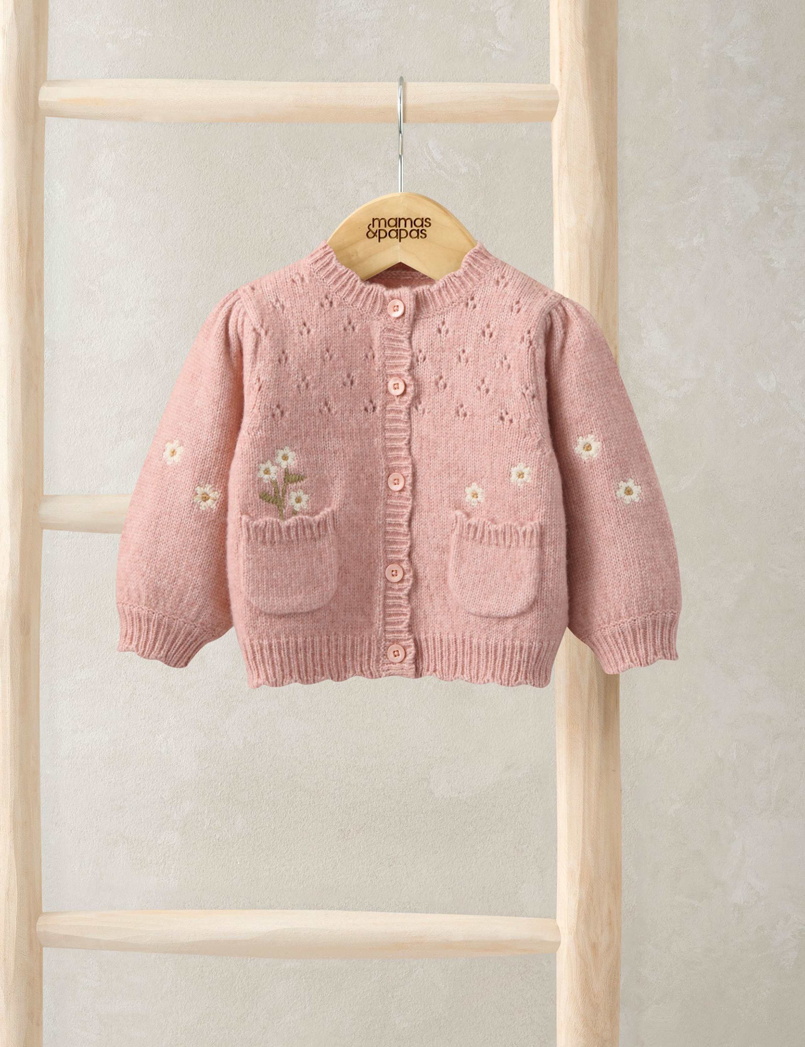 Daisy Embroidered Cardigan (0-12 Months)