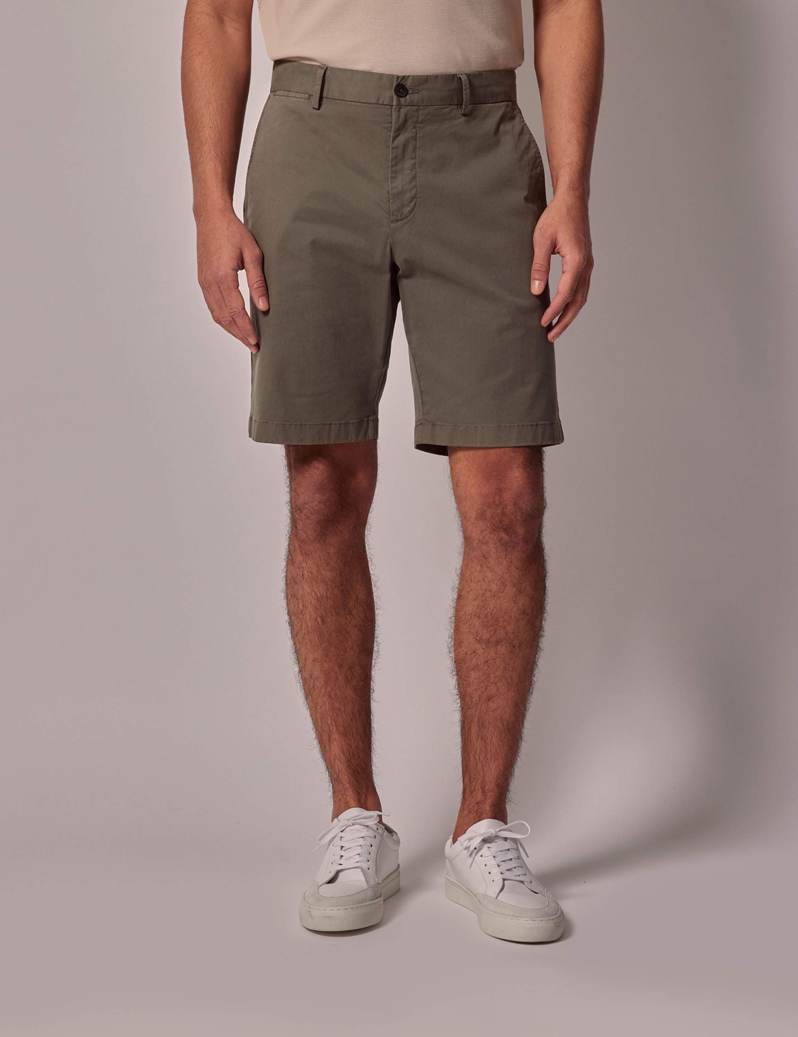 Regular Fit Cotton Rich Chino Shorts