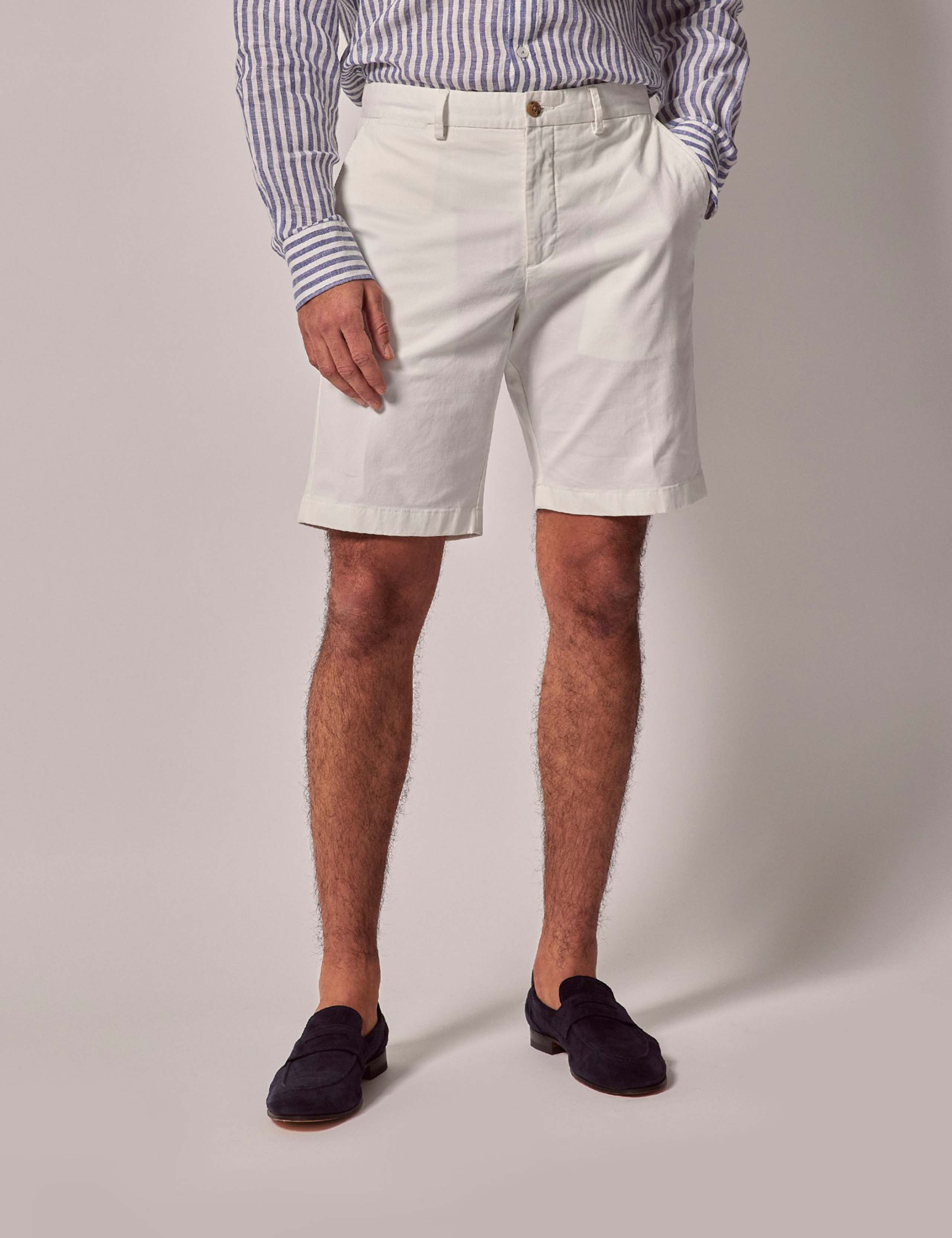 Regular Fit Cotton Rich Chino Shorts