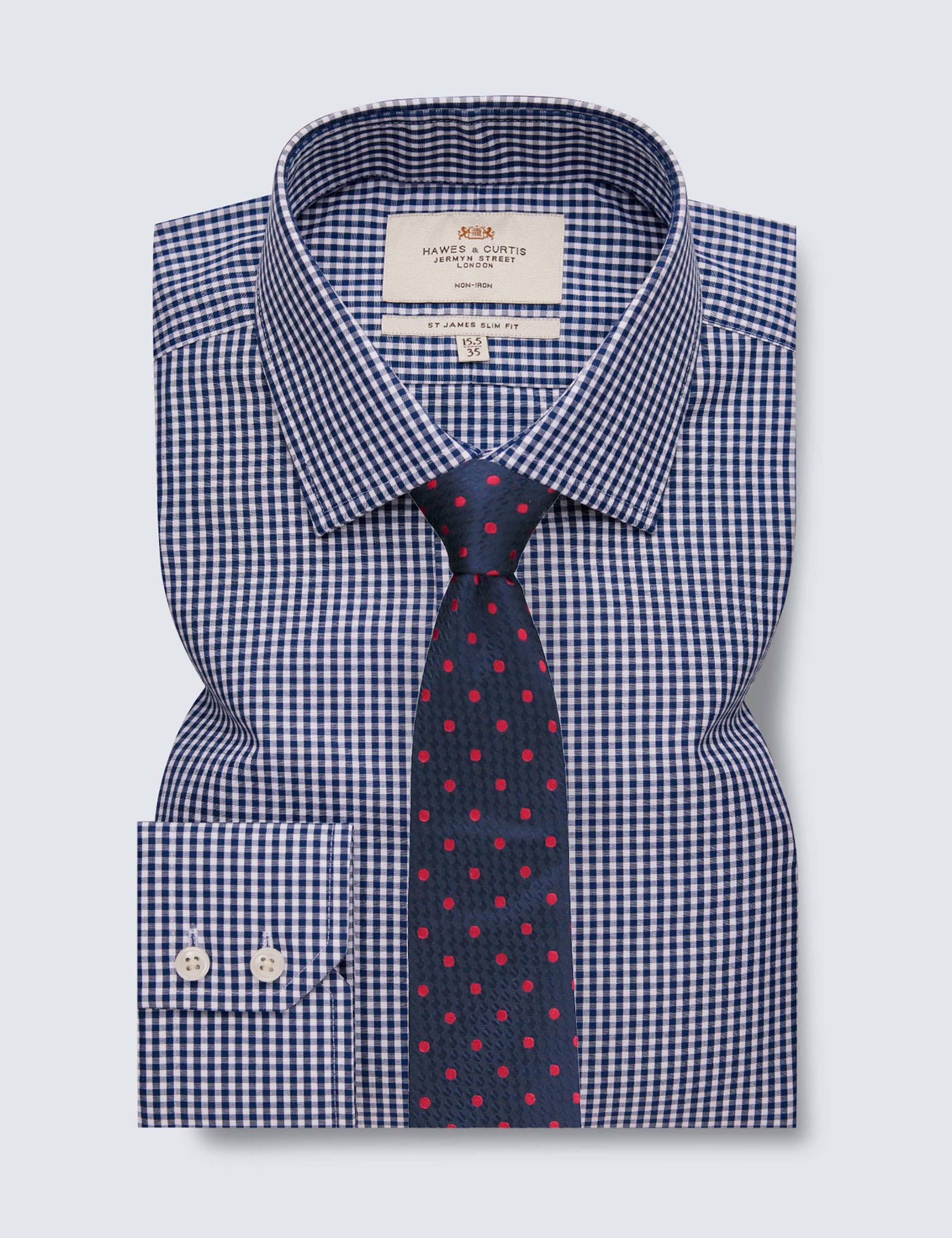 Slim Fit Pure Cotton Check Shirt