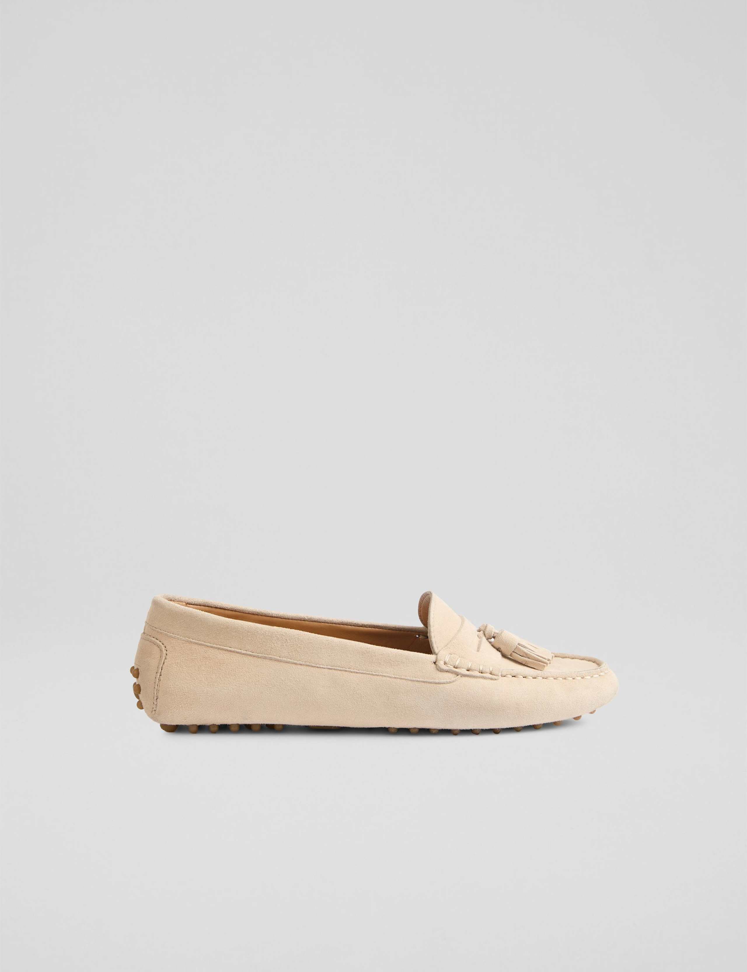Suede Tassel Flat Moccasin Loafers
